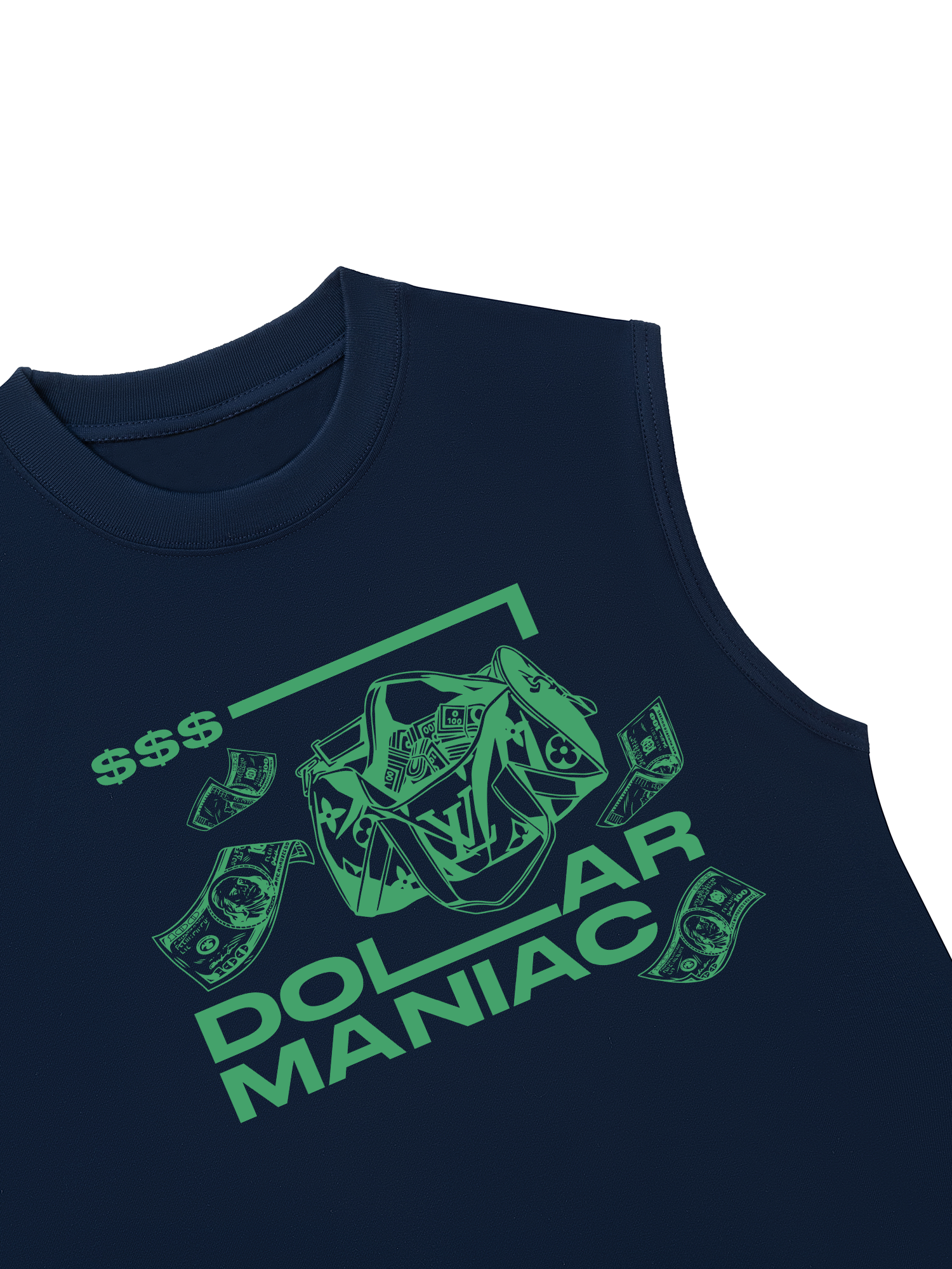 Áo Ba Lỗ Relaxed Fit Money Dolar Maniac