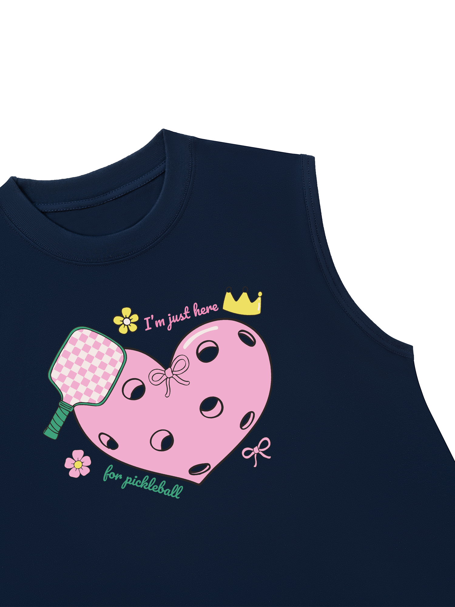 Áo Ba Lỗ Relaxed Fit I_m Just Here For Pickleball