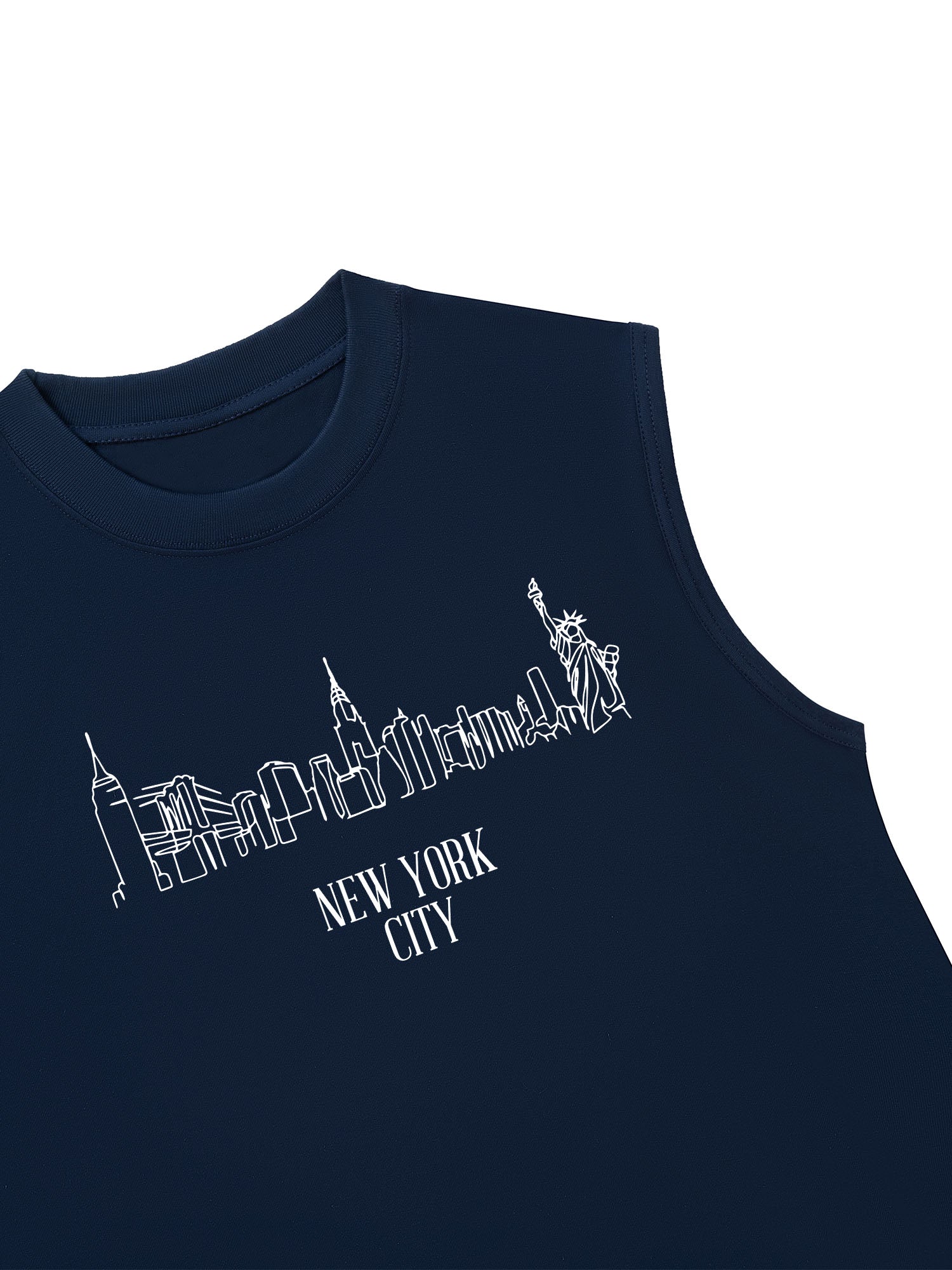Áo Ba Lỗ Relaxed Fit New York Minimalist
