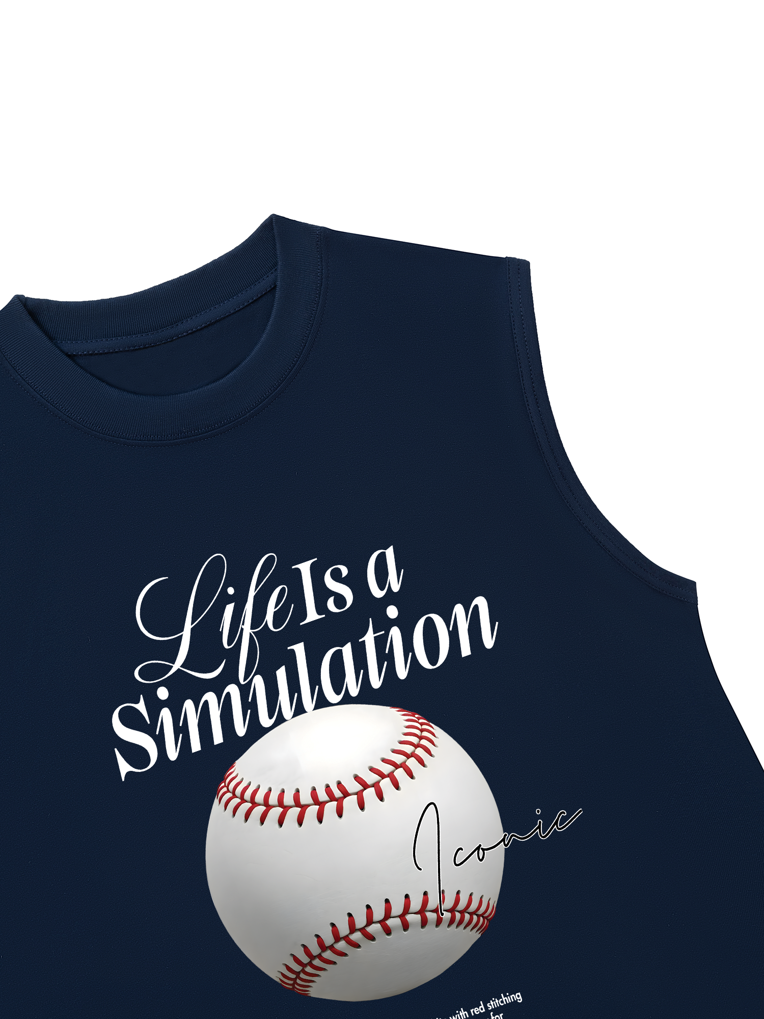Áo Ba Lỗ Relaxed Fit Baseball Simulation