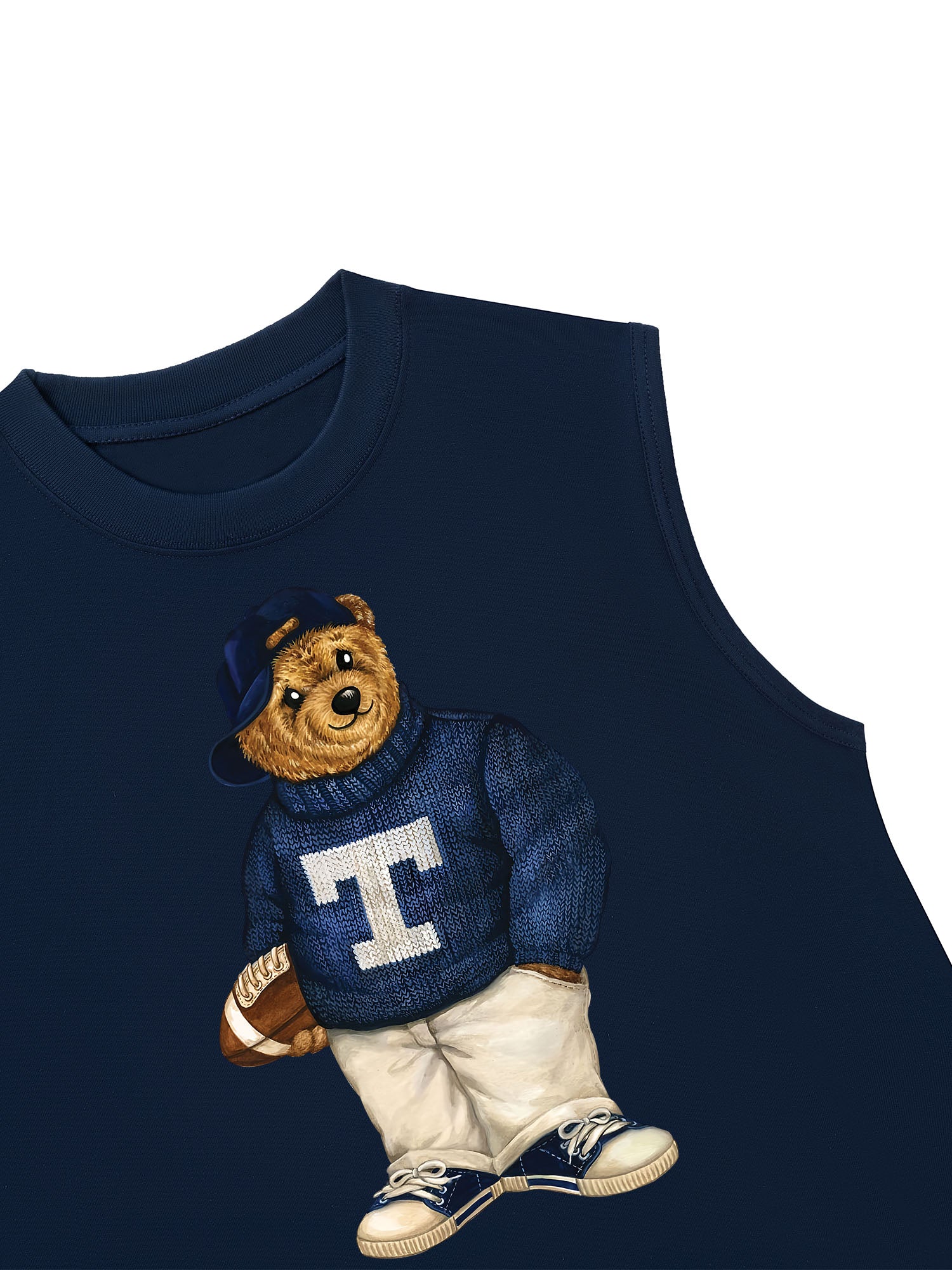 Áo Ba Lỗ Relaxed Fit Bear Two