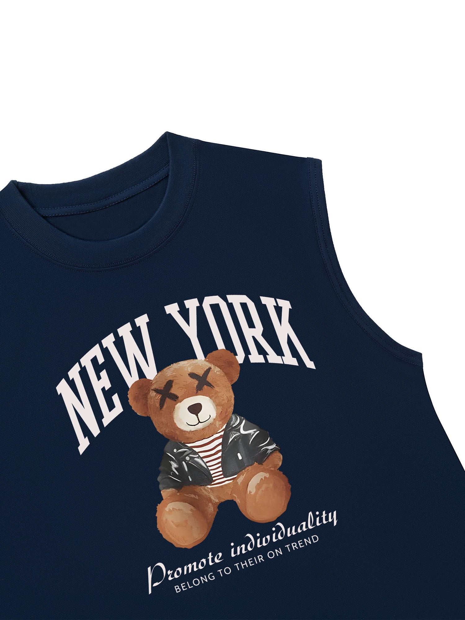 Áo Ba Lỗ Relaxed Fit New York Teddy