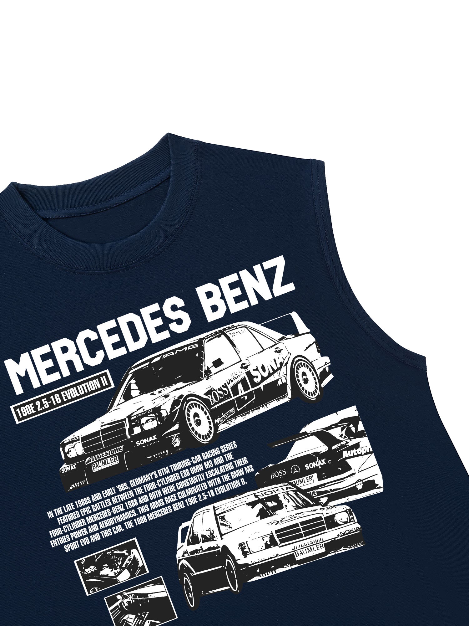 Áo Ba Lỗ Relaxed Fit Mercedes Evolution II