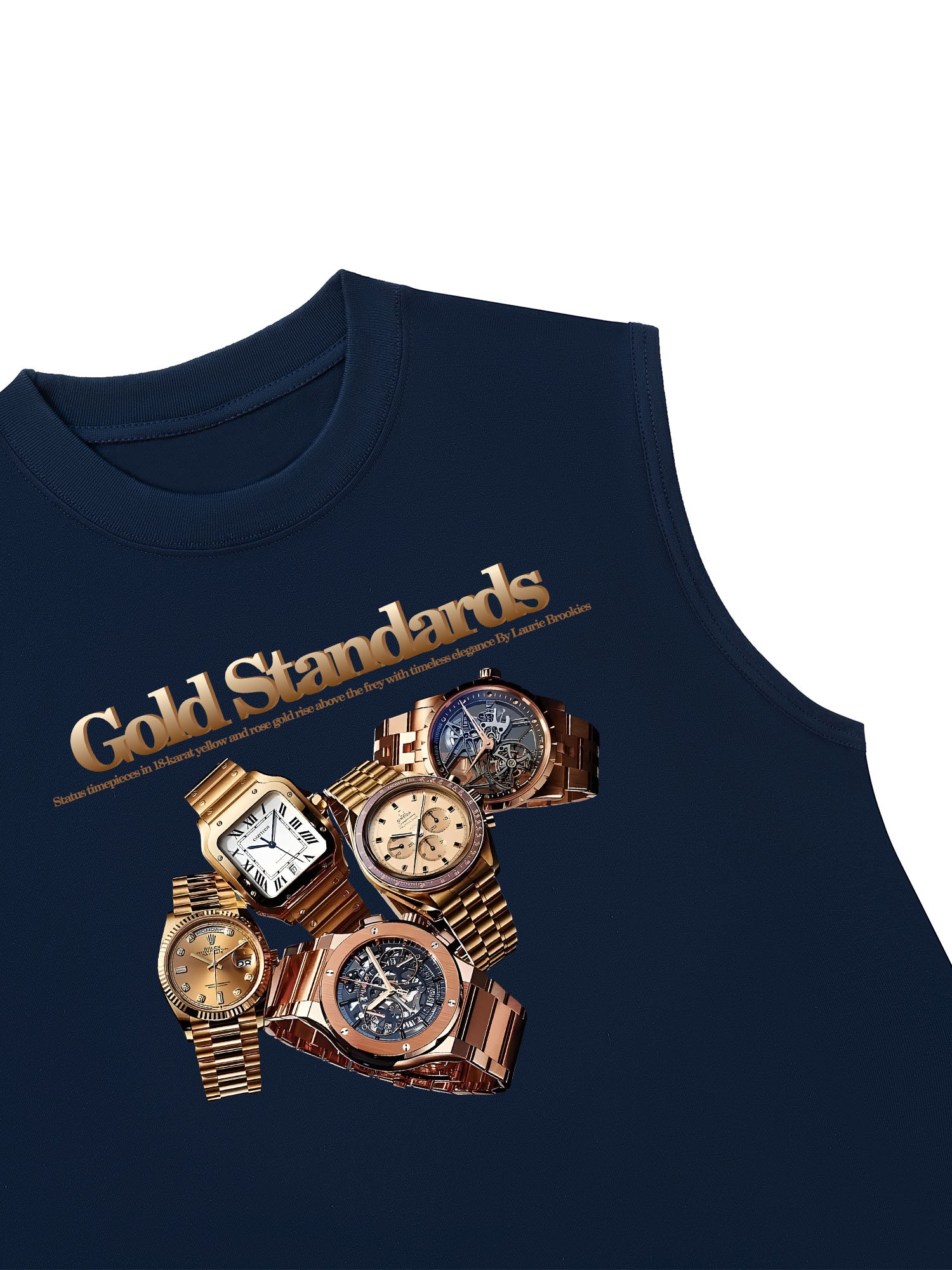 Áo Ba Lỗ Relaxed Fit Watch Gold Standards