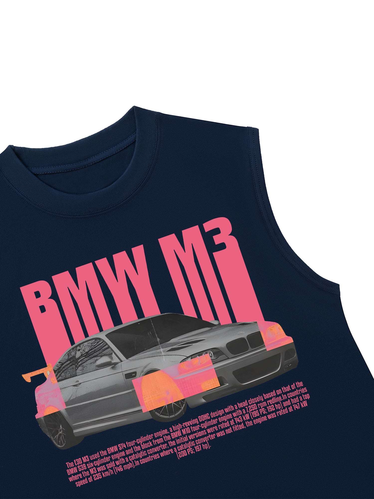 Áo Ba Lỗ Relaxed Fit BMW Glitch M3