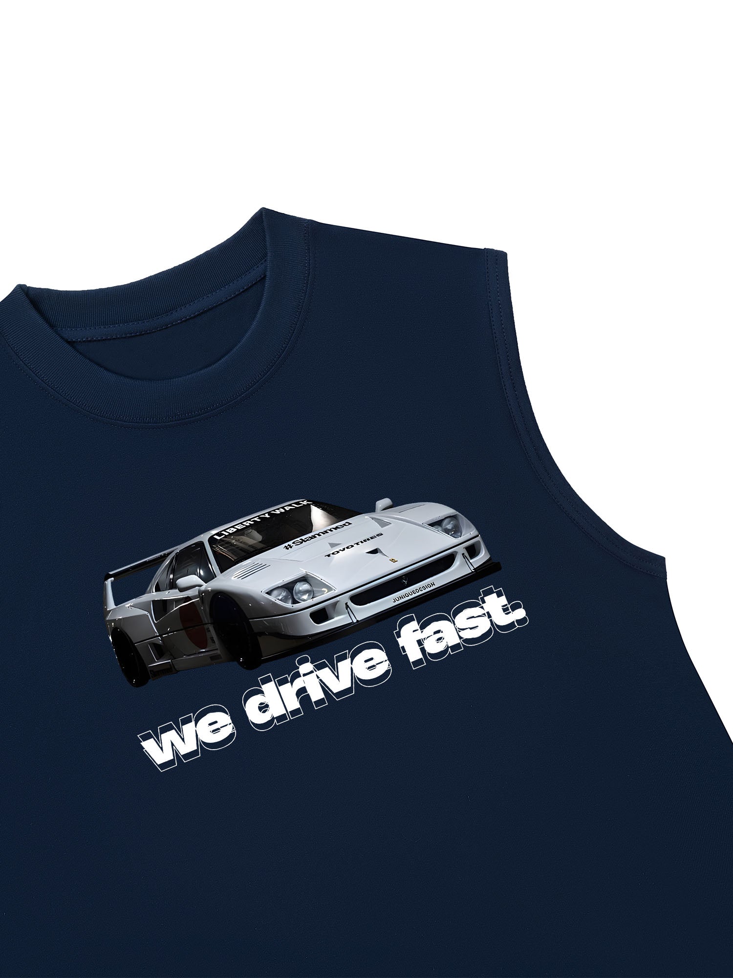 Áo Ba Lỗ Relaxed Fit Ferrari We Drive Fast