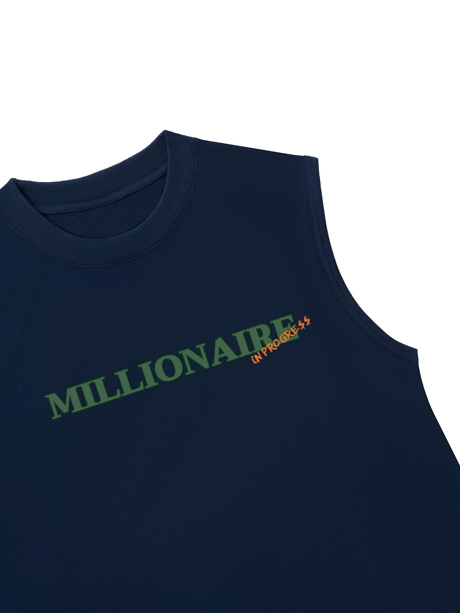 Áo Ba Lỗ Relaxed Fit Money Millionaire In Progress