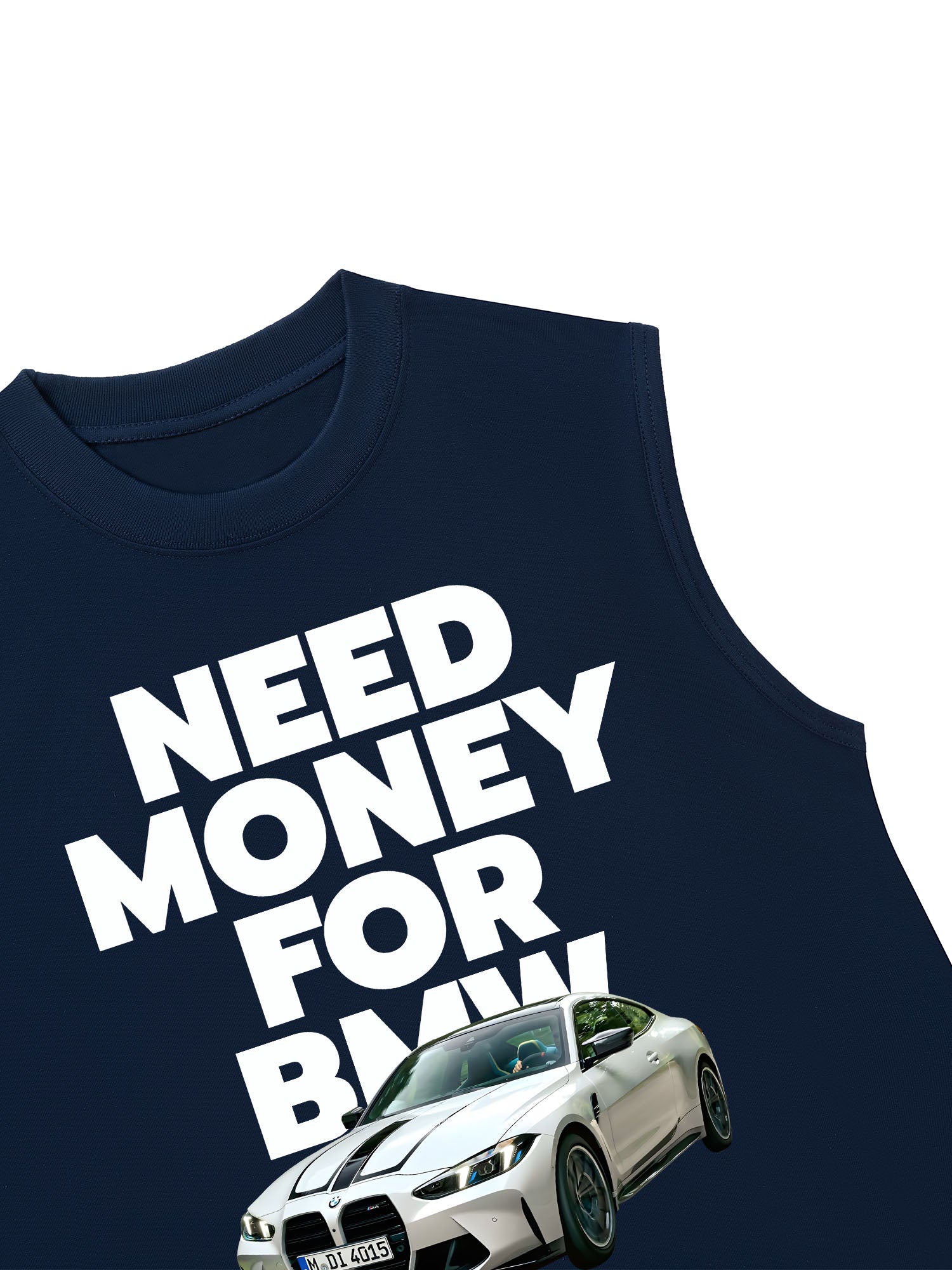 Áo Ba Lỗ Relaxed Fit BMW Need Money For