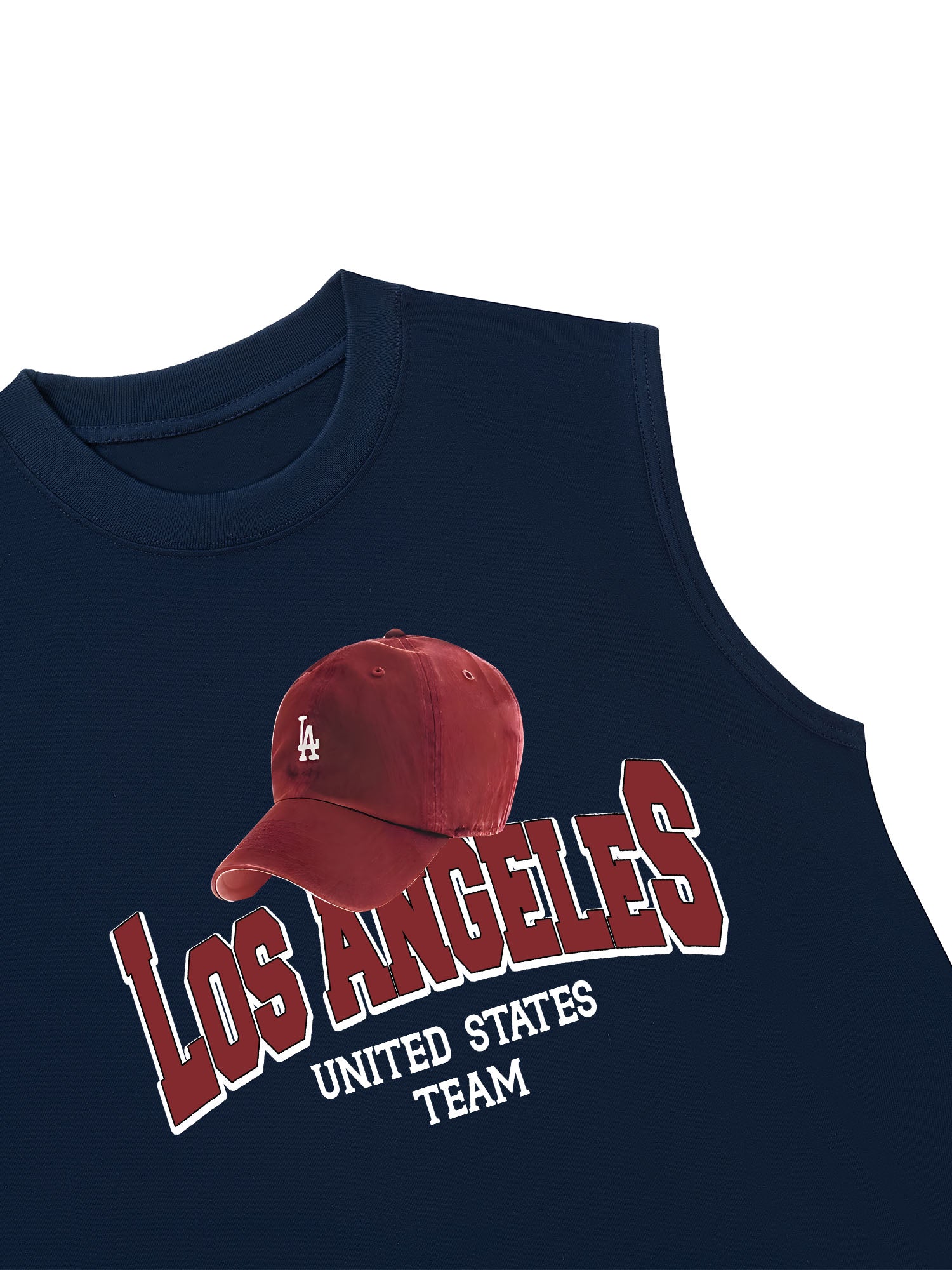 Áo Ba Lỗ Relaxed Fit USA Los Ageles