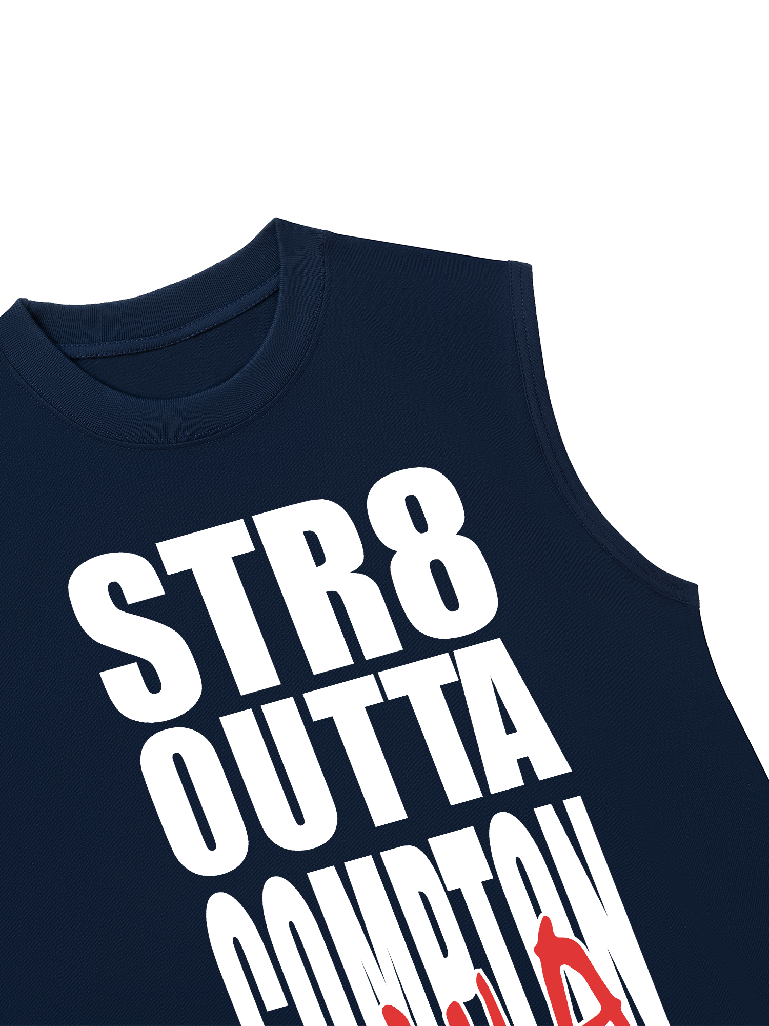 Áo Ba Lỗ Relaxed Fit Rapper NWA Straight Outta Compton Typo
