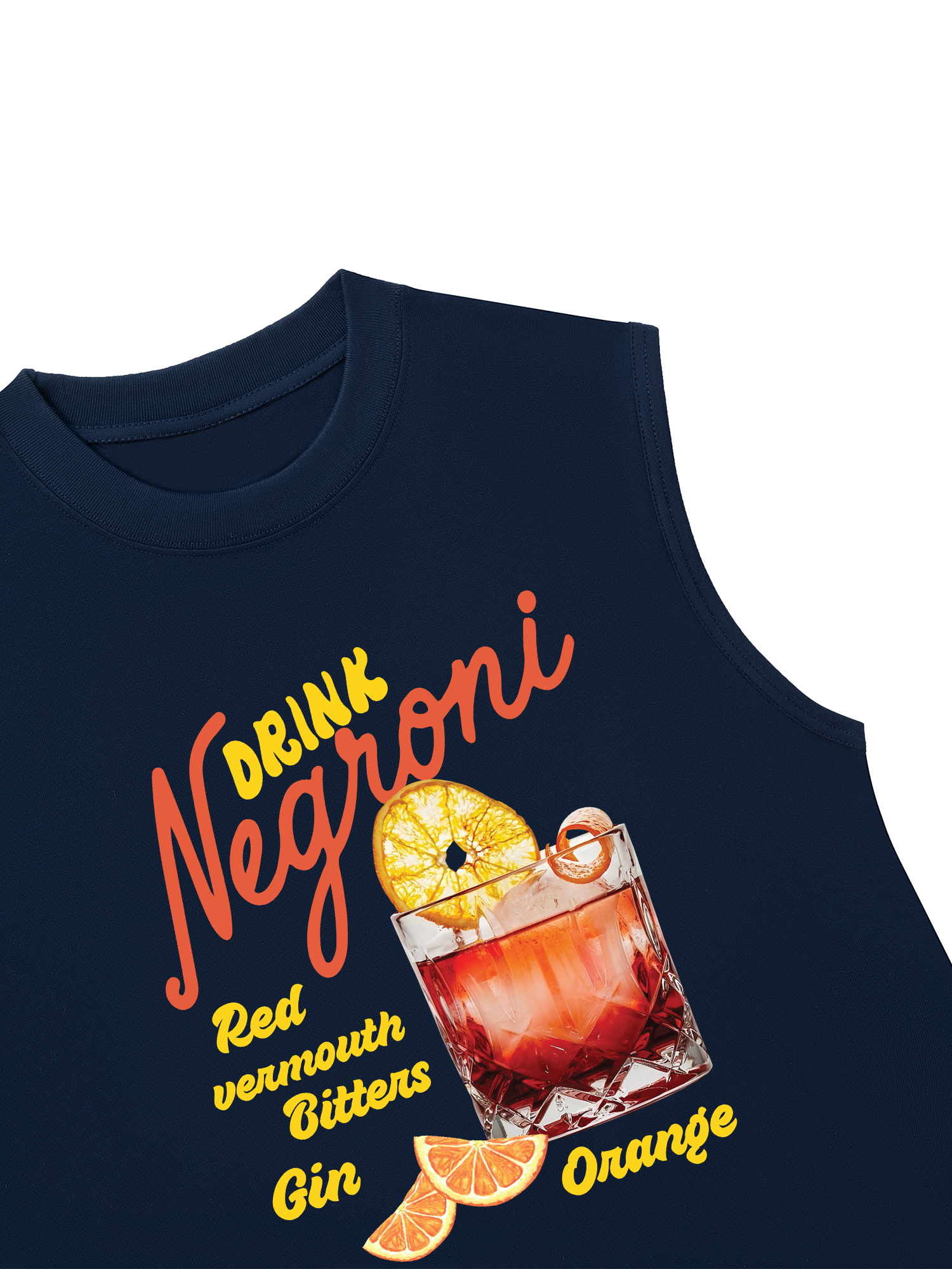 Áo Ba Lỗ Relaxed Fit Negroni Drink