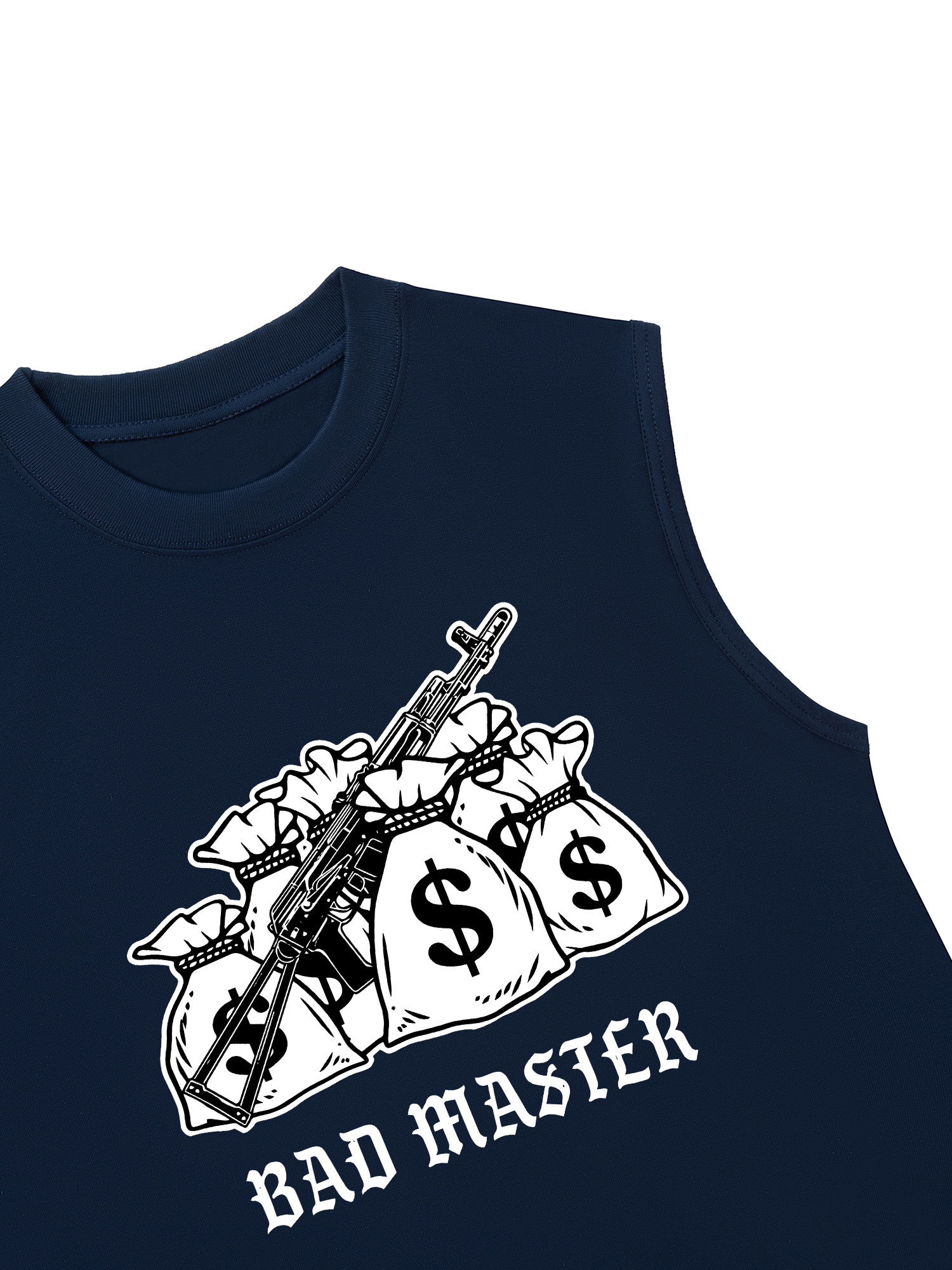 Áo Ba Lỗ Relaxed Fit Money Bad Master