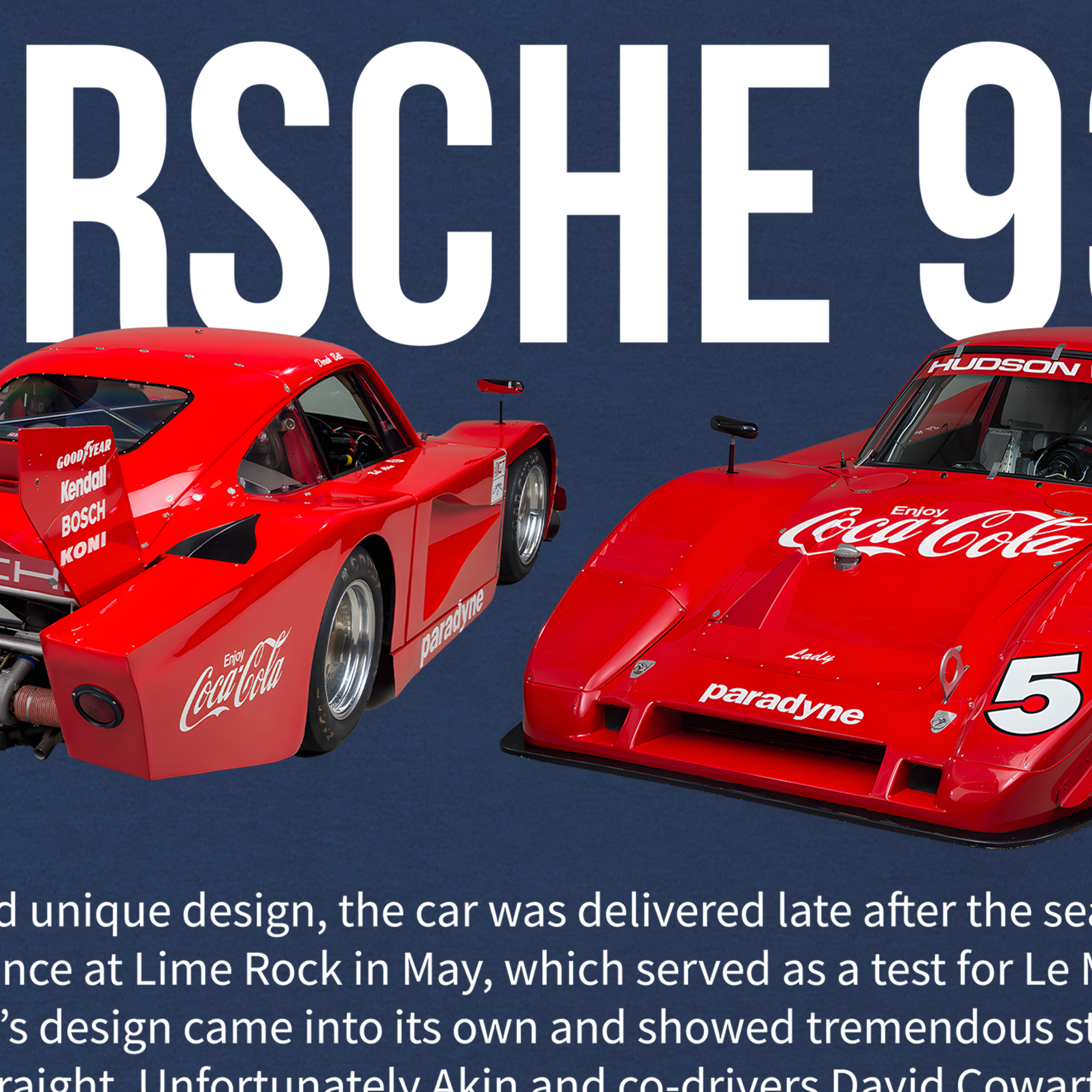 Áo Thun Oversize Porsche 935 Coca Cola