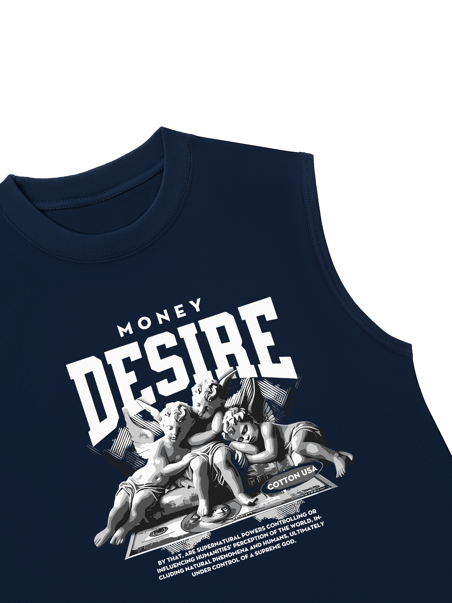 Áo Ba Lỗ Relaxed Fit Money Desire Angel