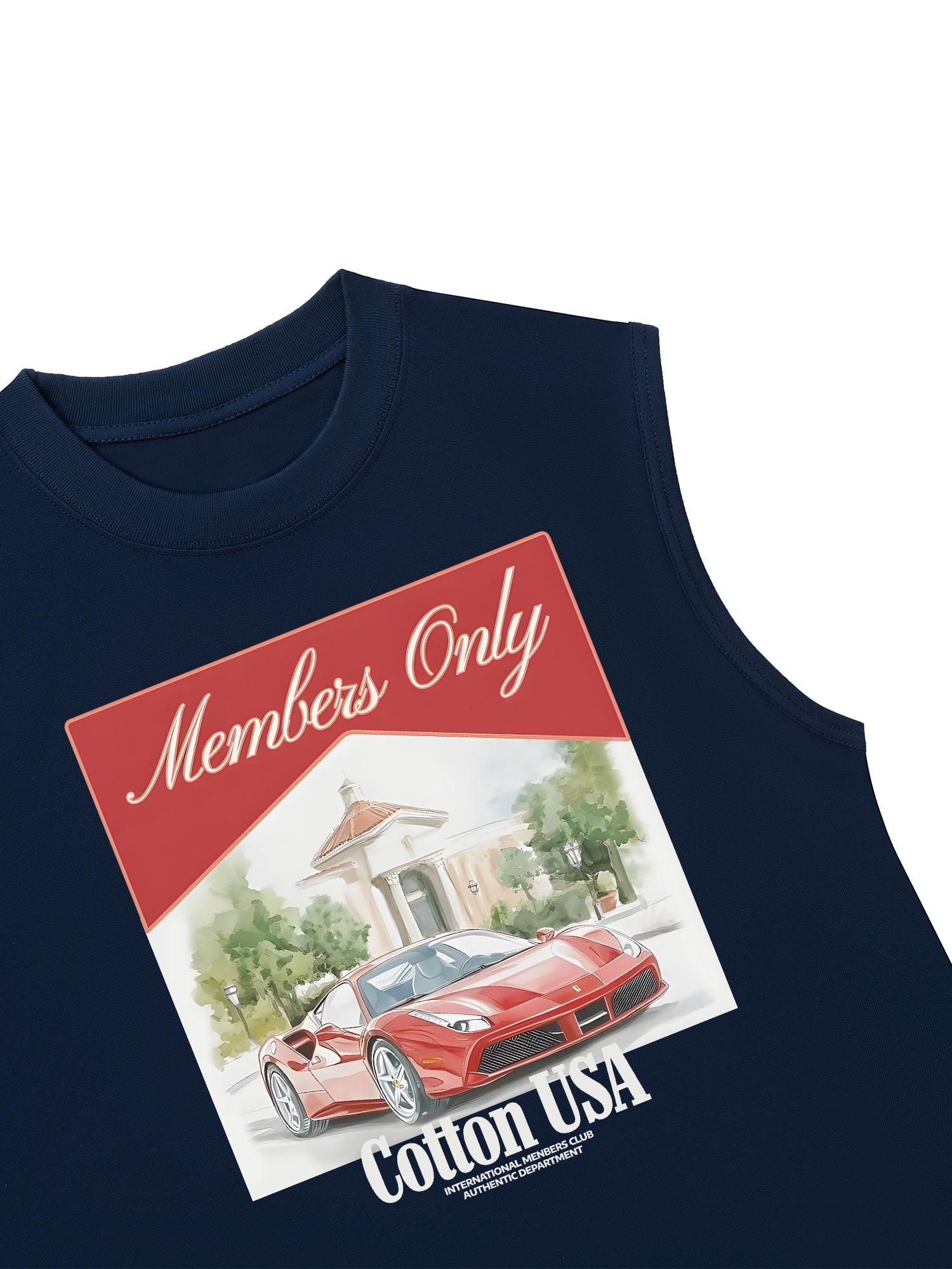 Áo Ba Lỗ Relaxed Fit Ferrari Members Only