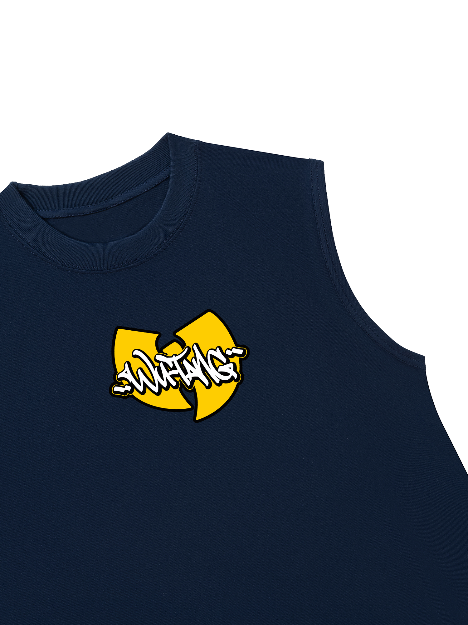 Áo Ba Lỗ Relaxed Fit Rapper Wu-Tang Clan Logo