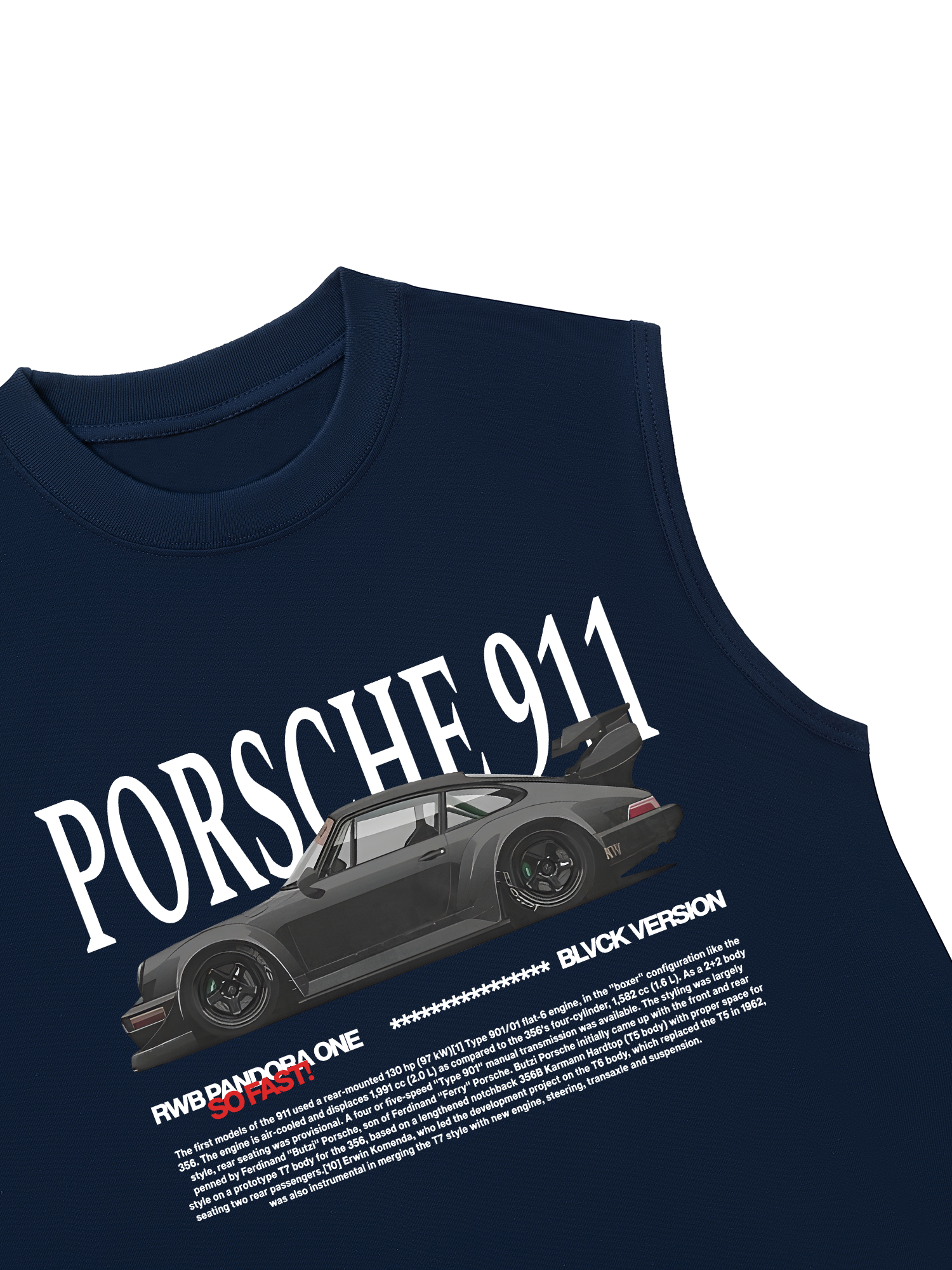 Áo Ba Lỗ Relaxed Fit Porsche RWB Pandora One