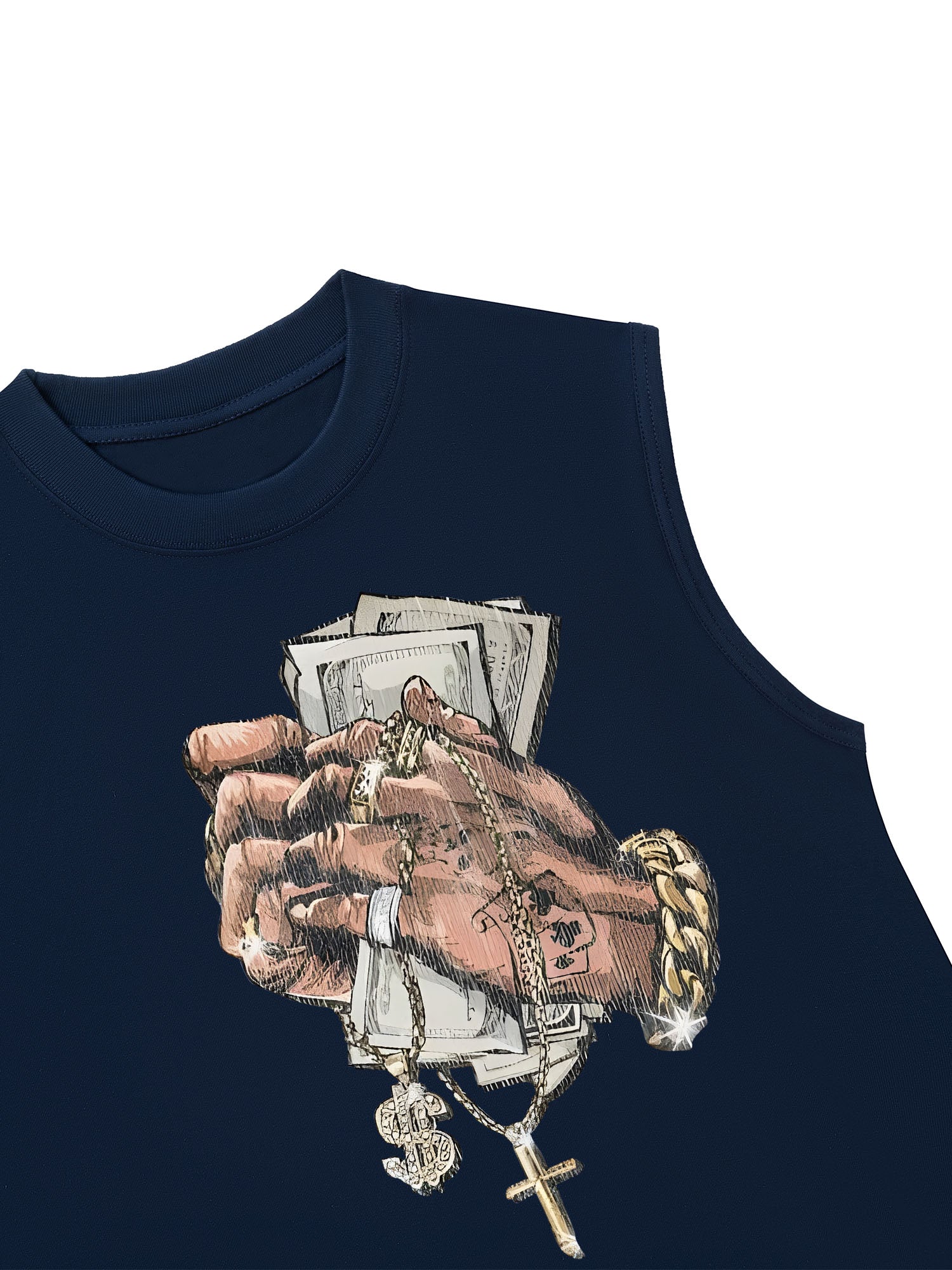 Áo Ba Lỗ Relaxed Fit Money Your Dream