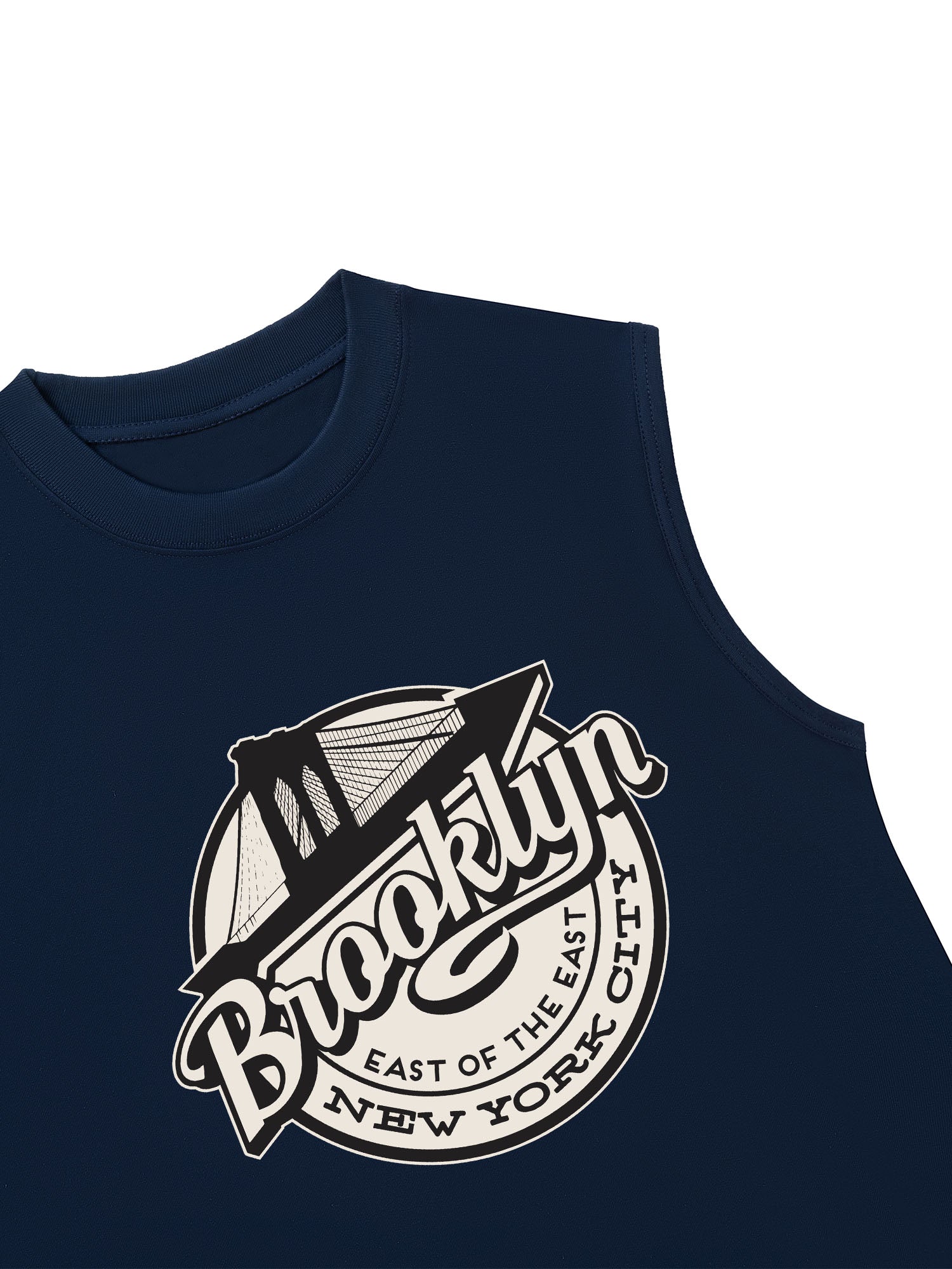 Áo Ba Lỗ Relaxed Fit USA Brooklyn East Of The East