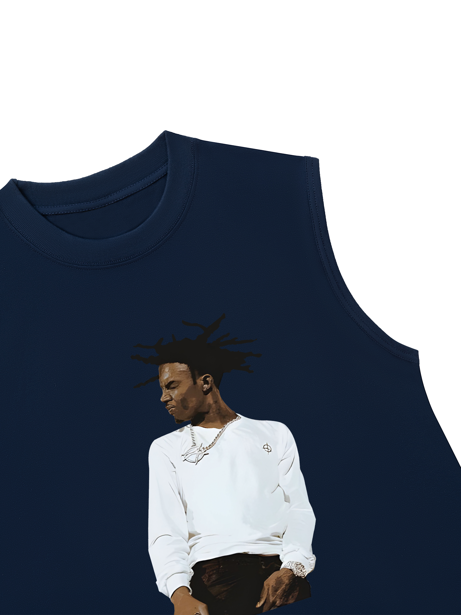 Áo Ba Lỗ Relaxed Fit Rapper Play Boi