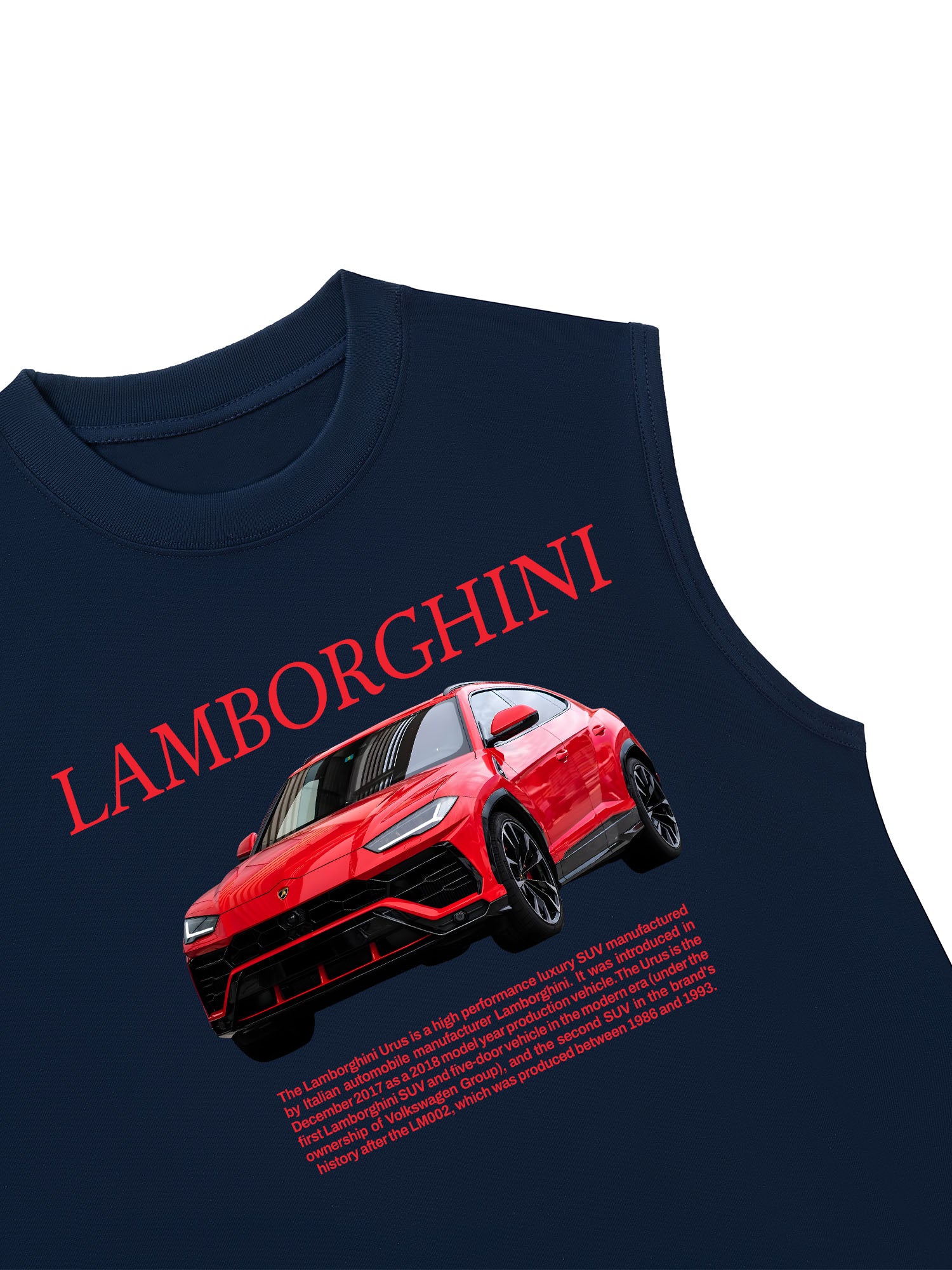 Áo Ba Lỗ Relaxed Fit Lamborghini Urus Red