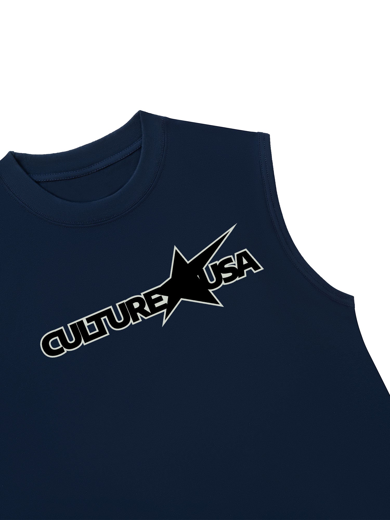 Áo Ba Lỗ Relaxed Fit USA Culture Star