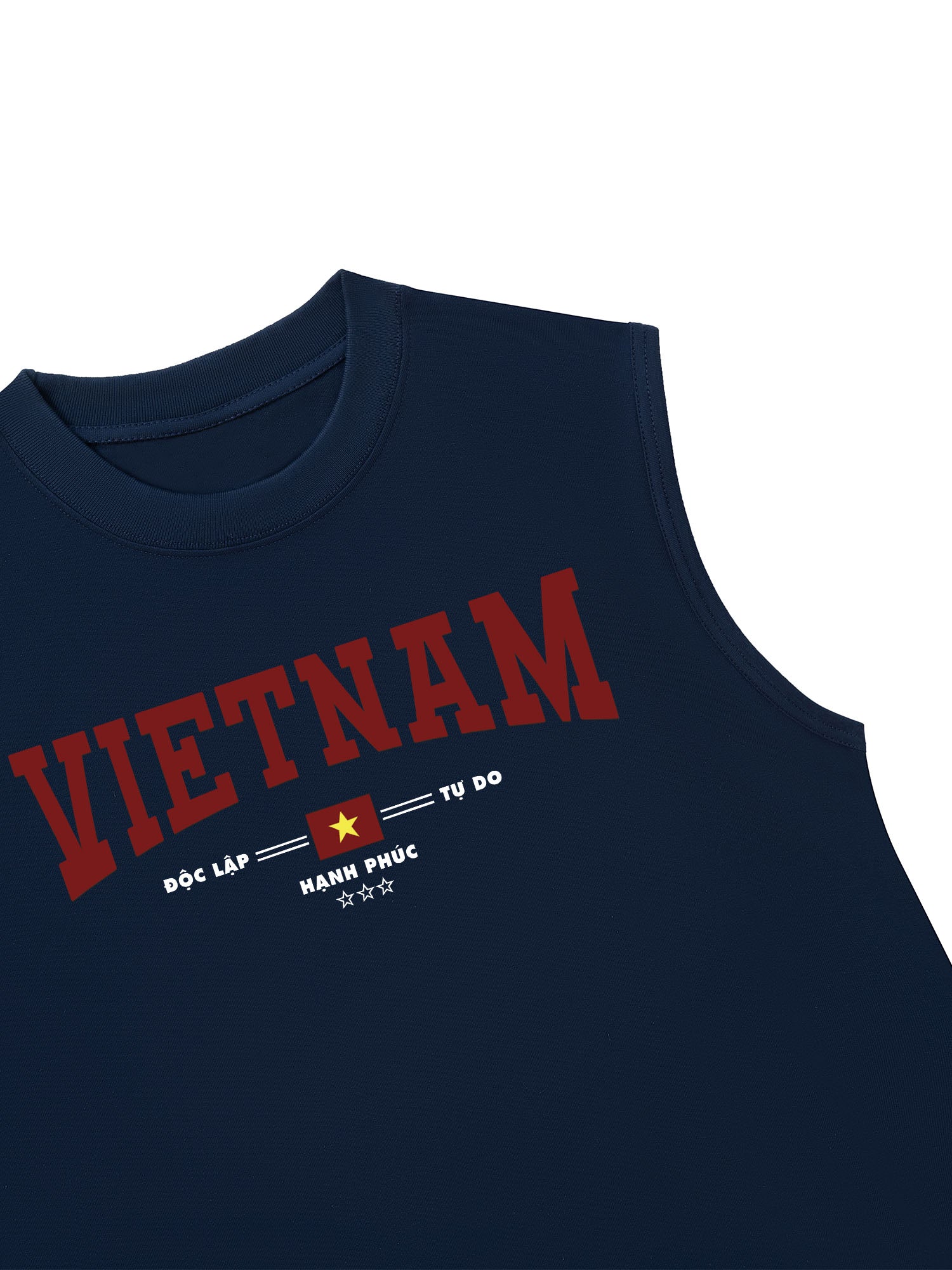 Áo Ba Lỗ Relaxed Fit Việt Nam Độc lập - Tự Do - Hạnh Phúc 3