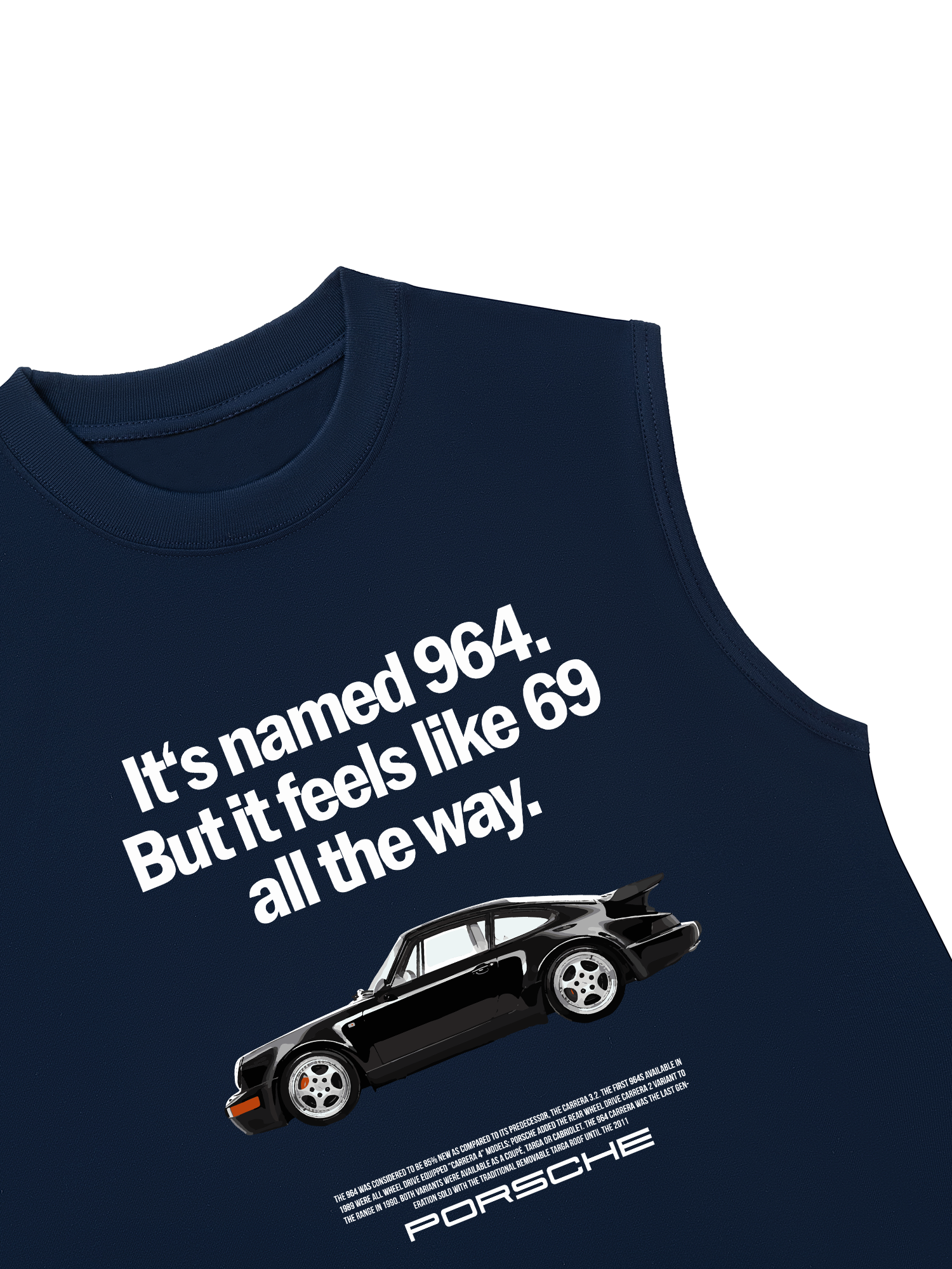 Áo Ba Lỗ Relaxed Fit Porsche It Feel Like 69