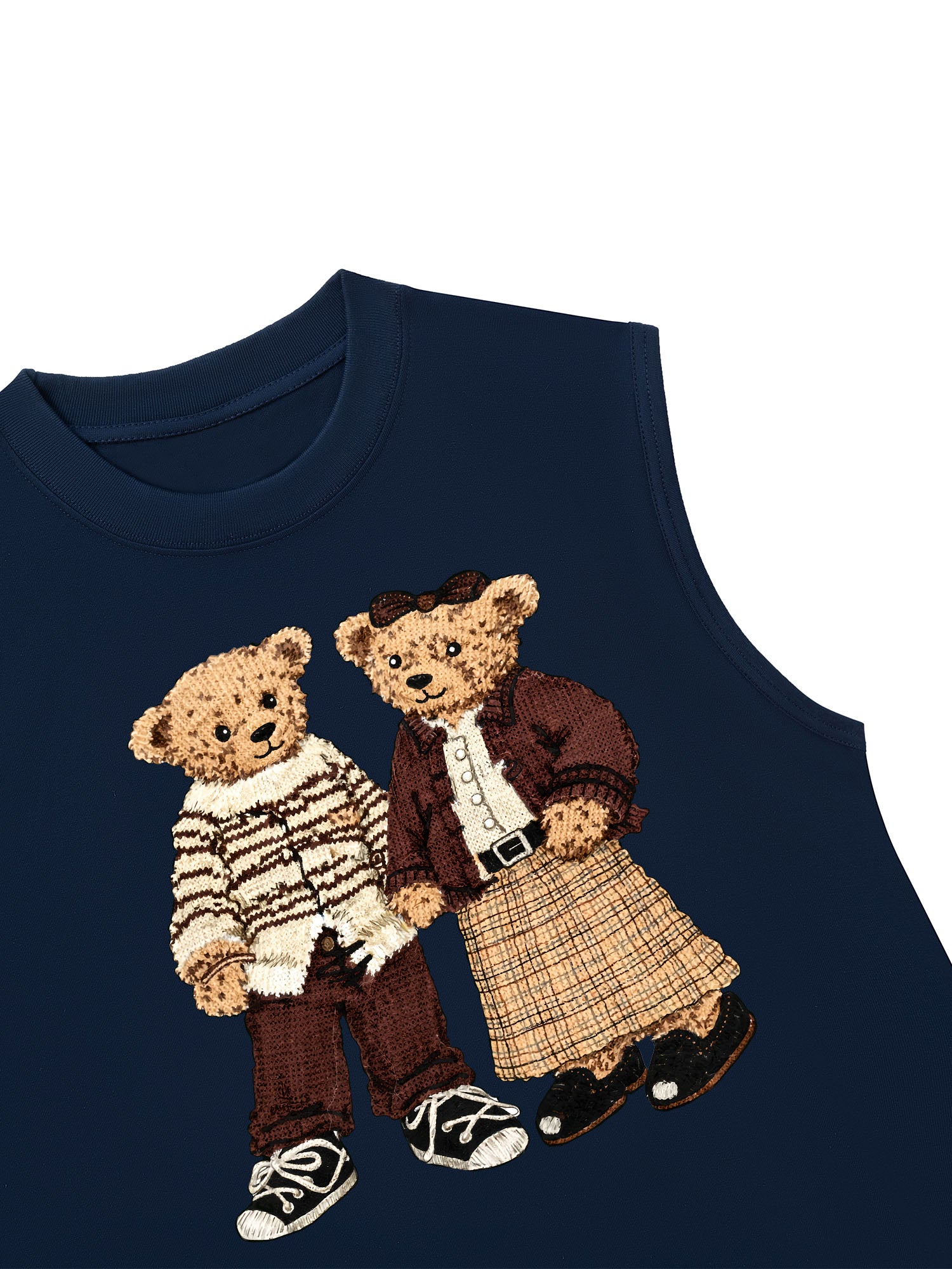 Áo Ba Lỗ Relaxed Fit Couple Bear