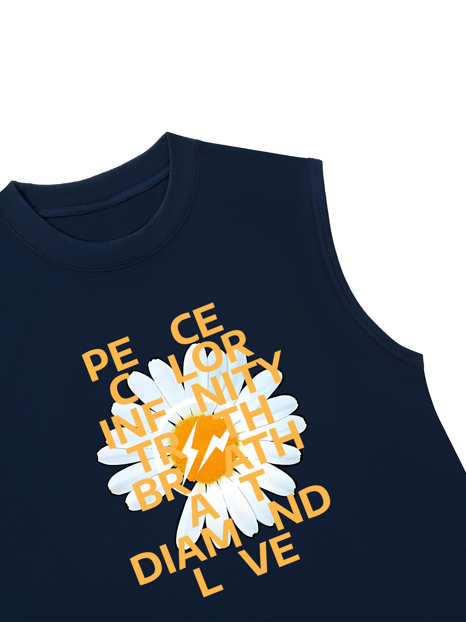 Áo Ba Lỗ Relaxed Fit Floral Peace Color Love