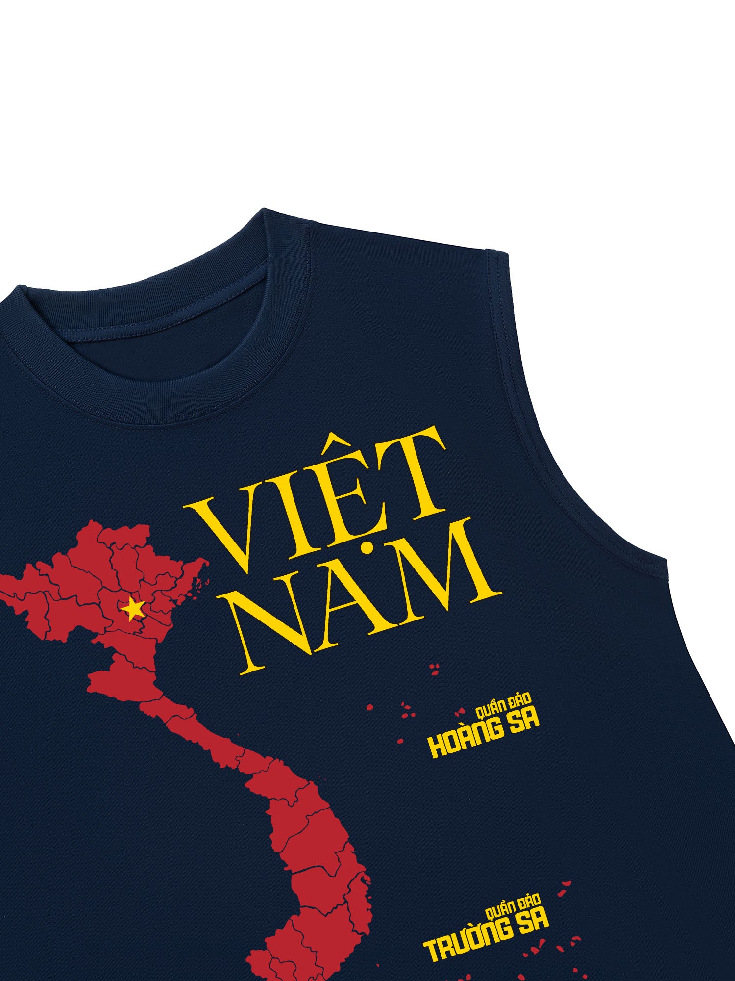 Áo Ba Lỗ Relaxed Fit Lãnh Thổ Việt Nam