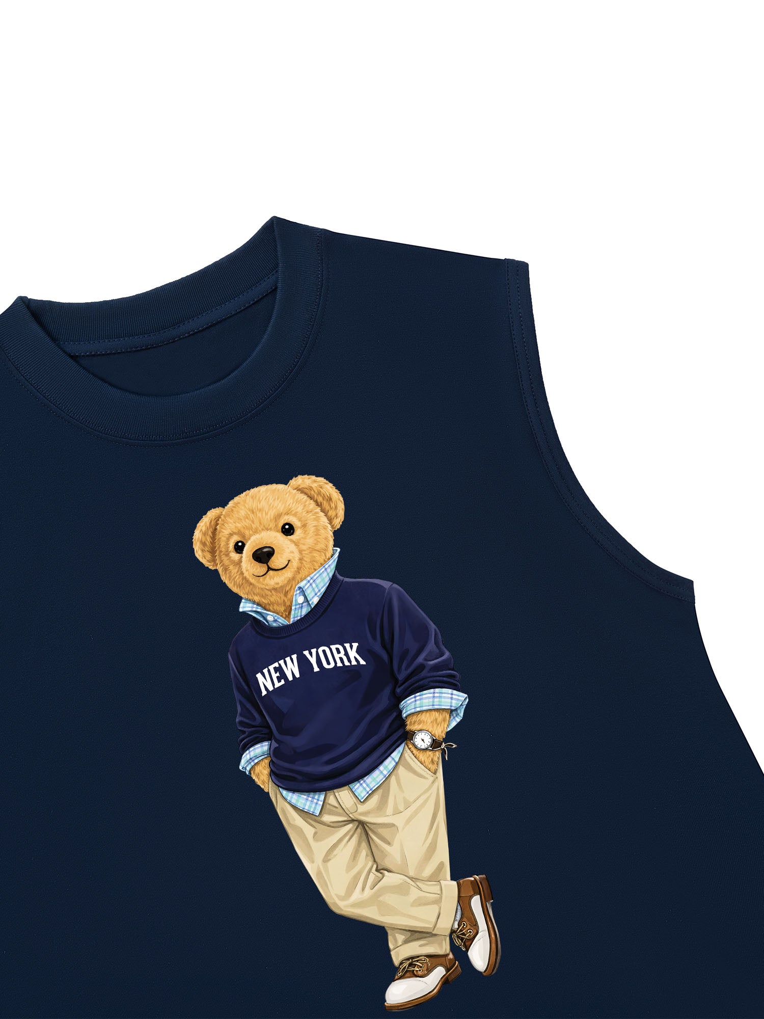 Áo Ba Lỗ Relaxed Fit Classic Bear