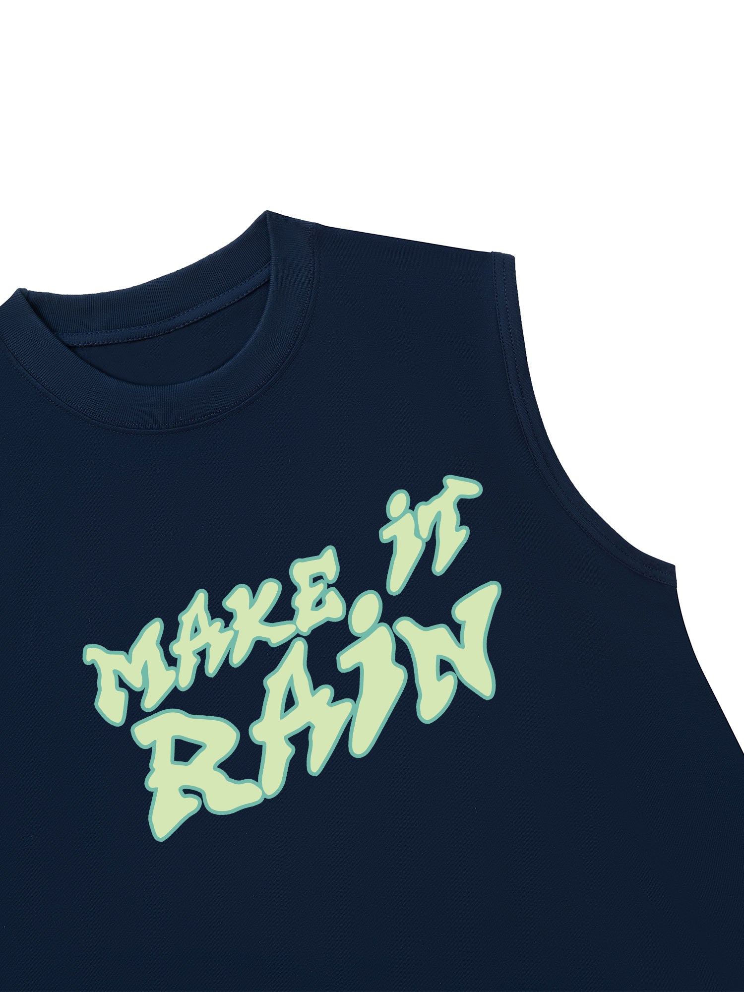 Áo Ba Lỗ Relaxed Fit Money Make It Rain