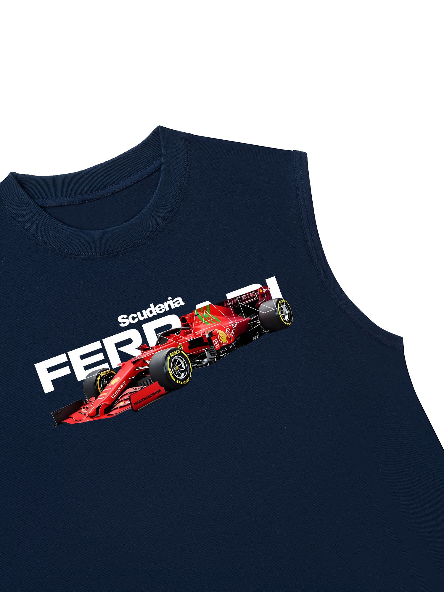 Áo Ba Lỗ Relaxed Fit Ferrari The Pracing Horse
