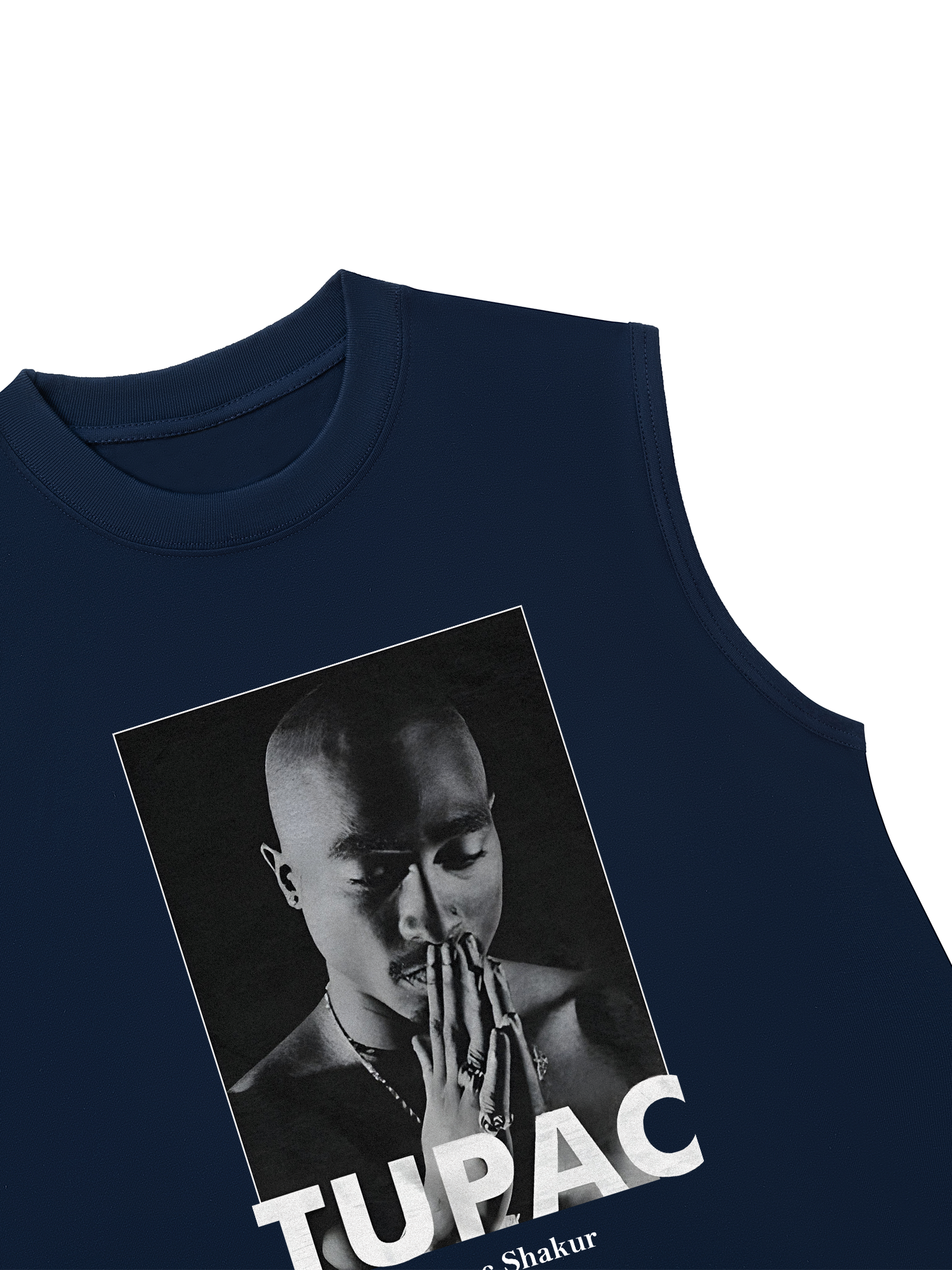 Áo Ba Lỗ Relaxed Fit Rapper Tupac Shakur