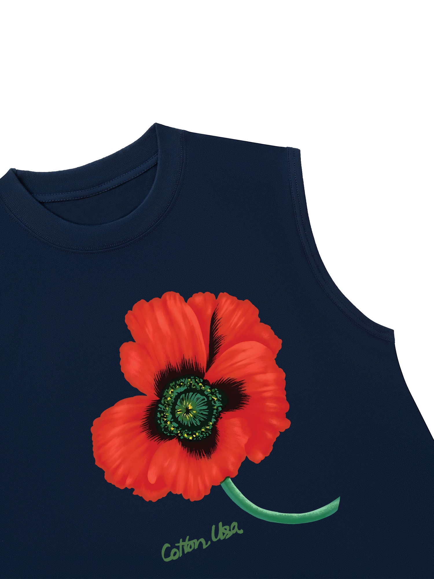 Áo Ba Lỗ Relaxed Fit Floral Red