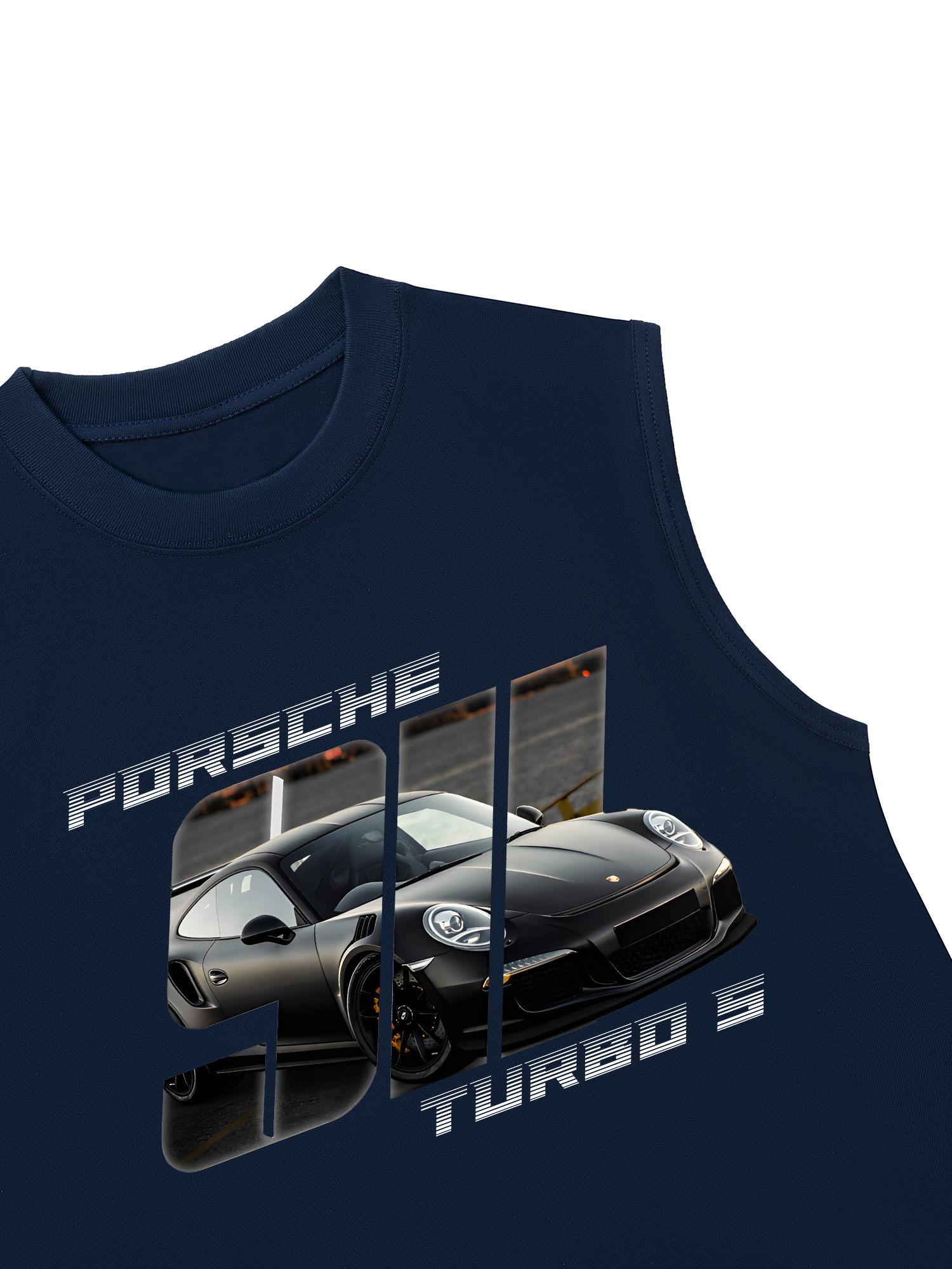 Áo Ba Lỗ Relaxed Fit Porsche Silver Turbo S