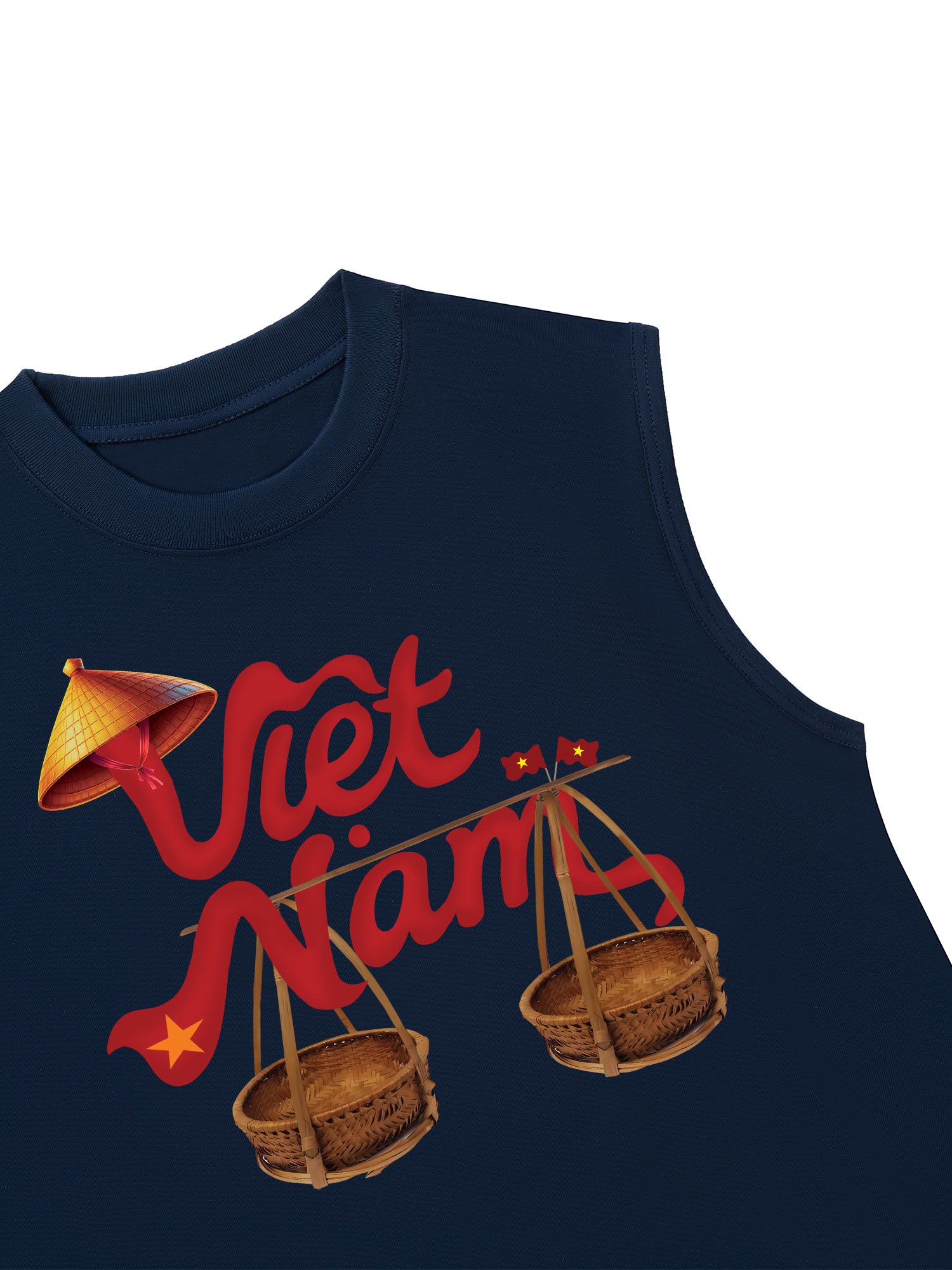 Áo Ba Lỗ Relaxed Fit Việt Nam Xưa