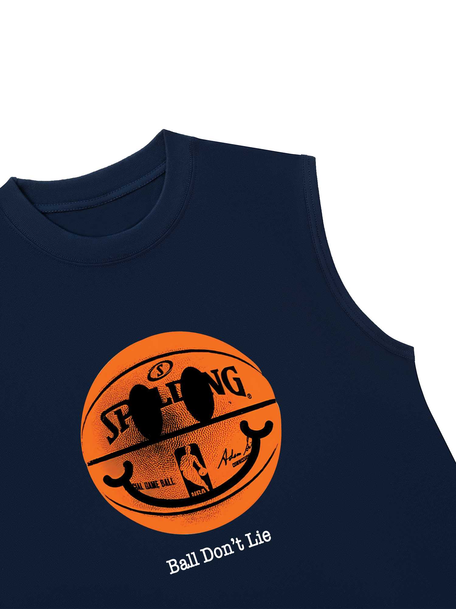 Áo Ba Lỗ Relaxed Fit Basketball Smiley Ball
