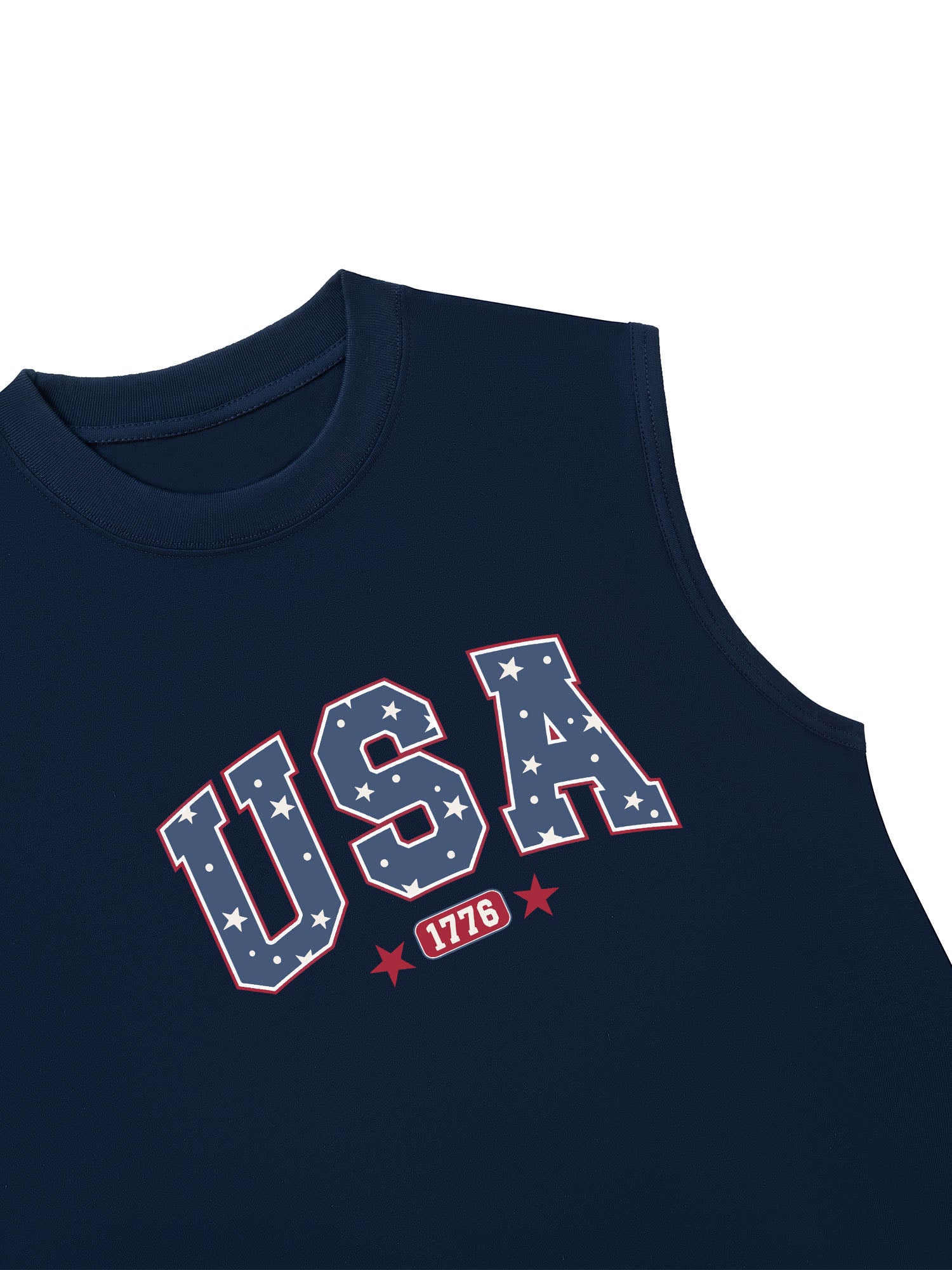 Áo Ba Lỗ Relaxed Fit USA Retro Star
