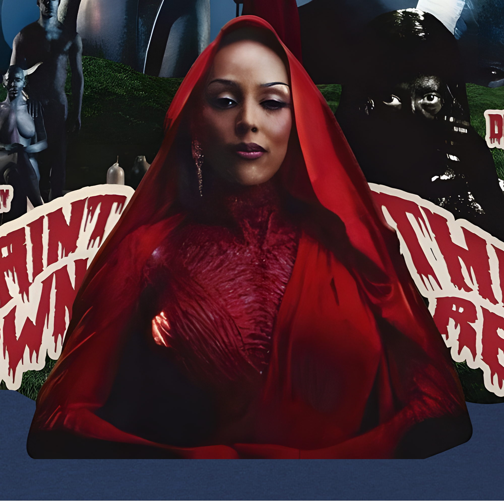 Áo Thun Oversize Rapper Doja Cat Red Town