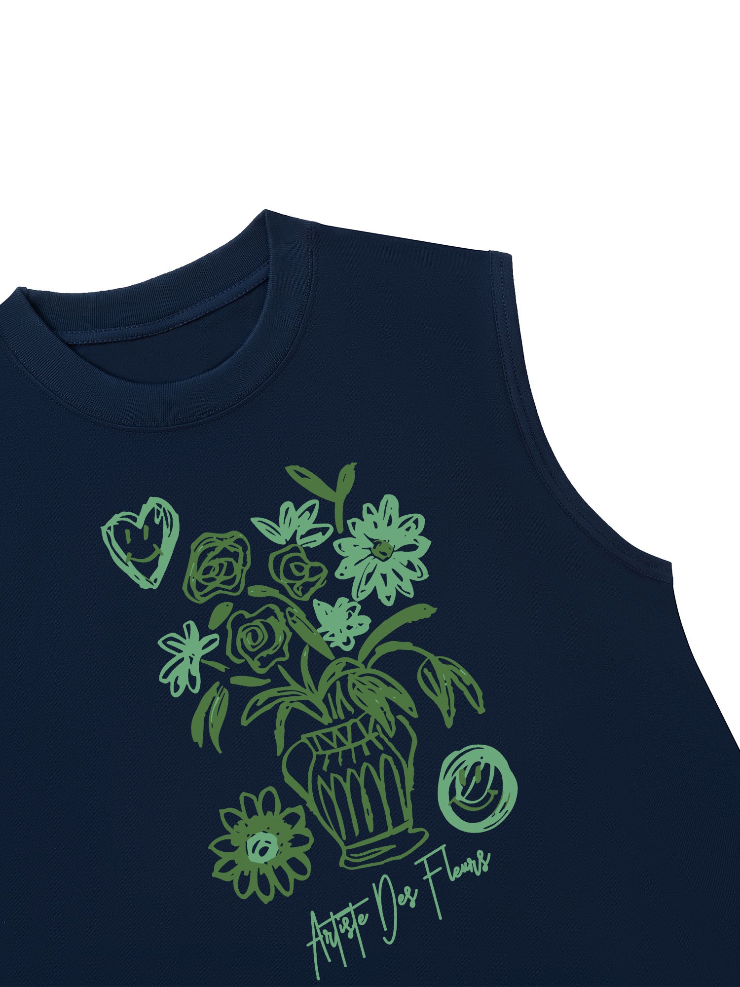 Áo Ba Lỗ Relaxed Fit Floral Artiste Des Fleurs