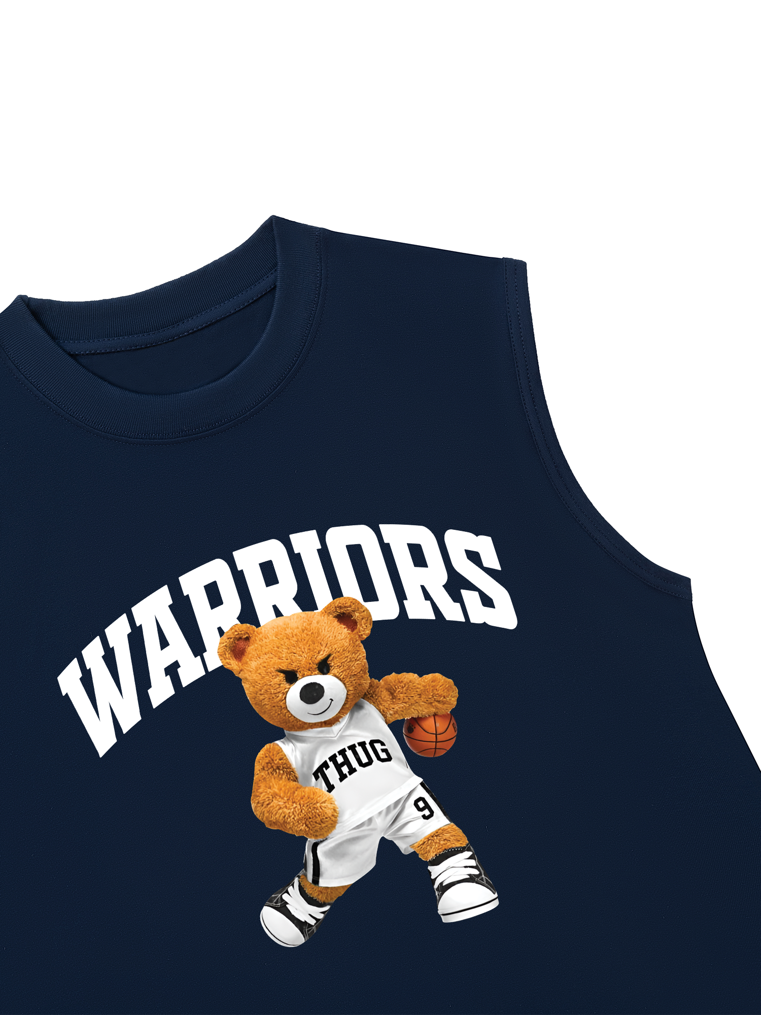 Áo Ba Lỗ Relaxed Fit Basketball Warriors
