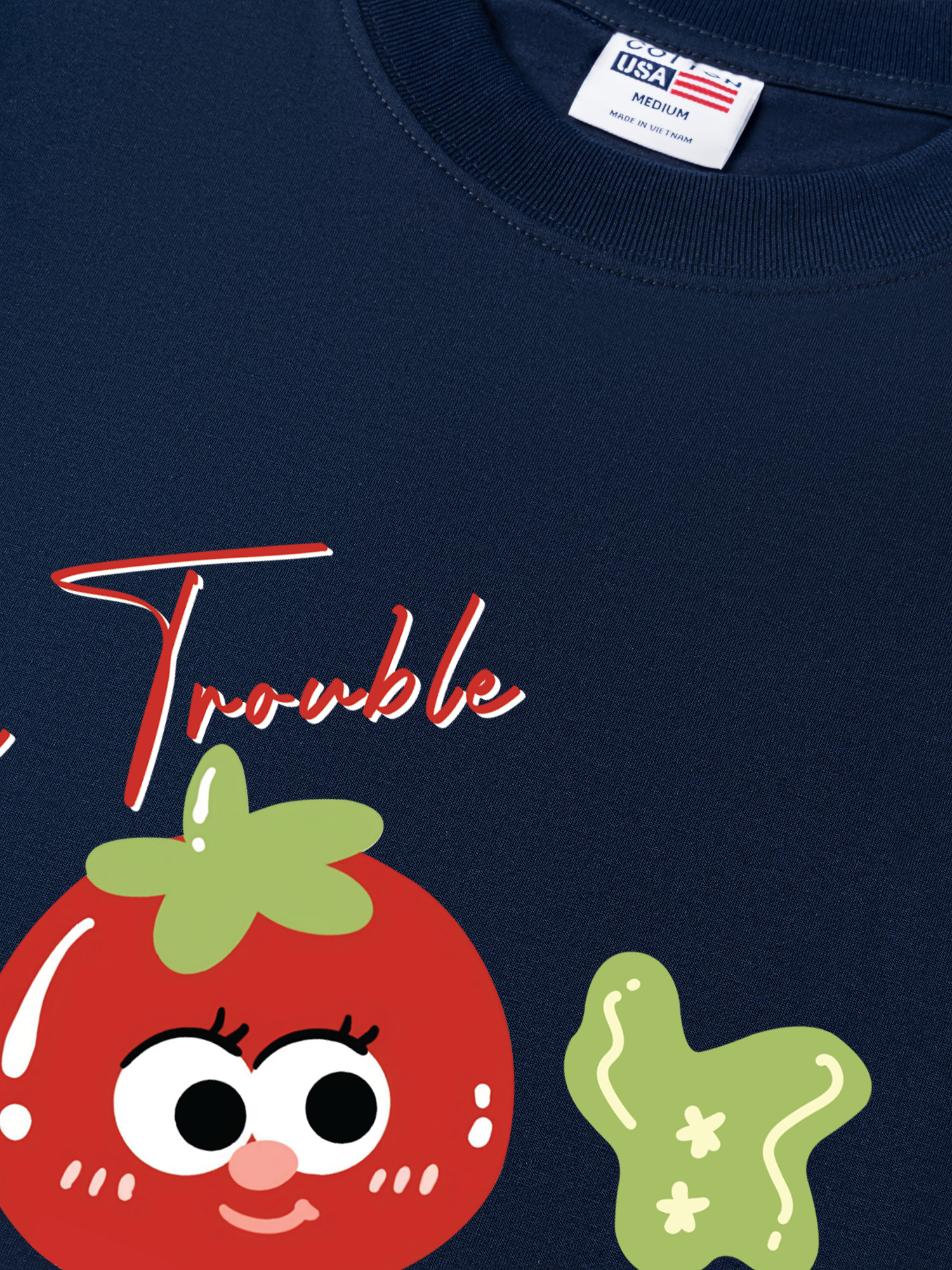 Áo Thun Relaxed Fit Yummy Mood Triple Trouble