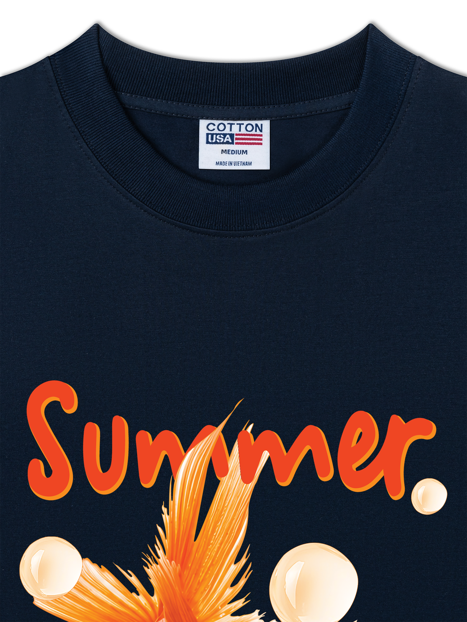 Áo Thun Relaxed Fit Tshirt Tropical Cá Vàng