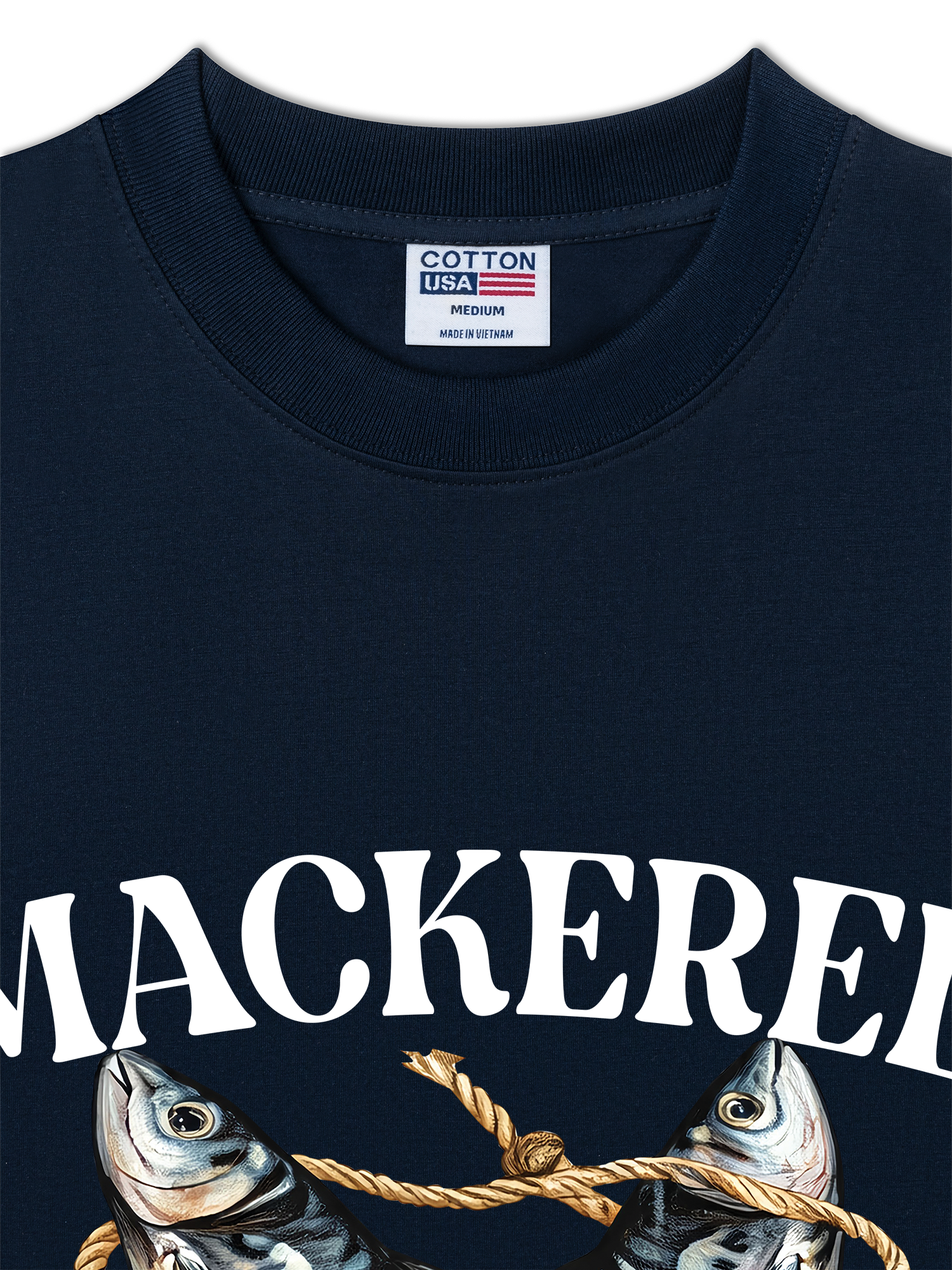 Áo Thun Relaxed Fit Mackerel