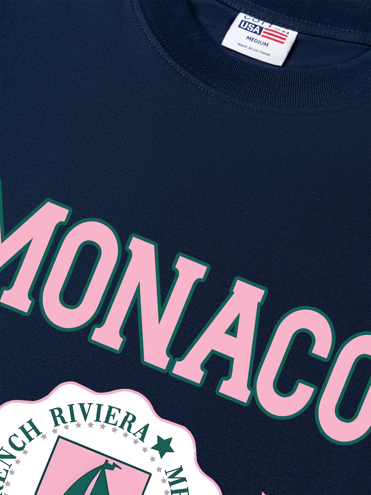 Áo Thun Relaxed Fit City Pink Monaco