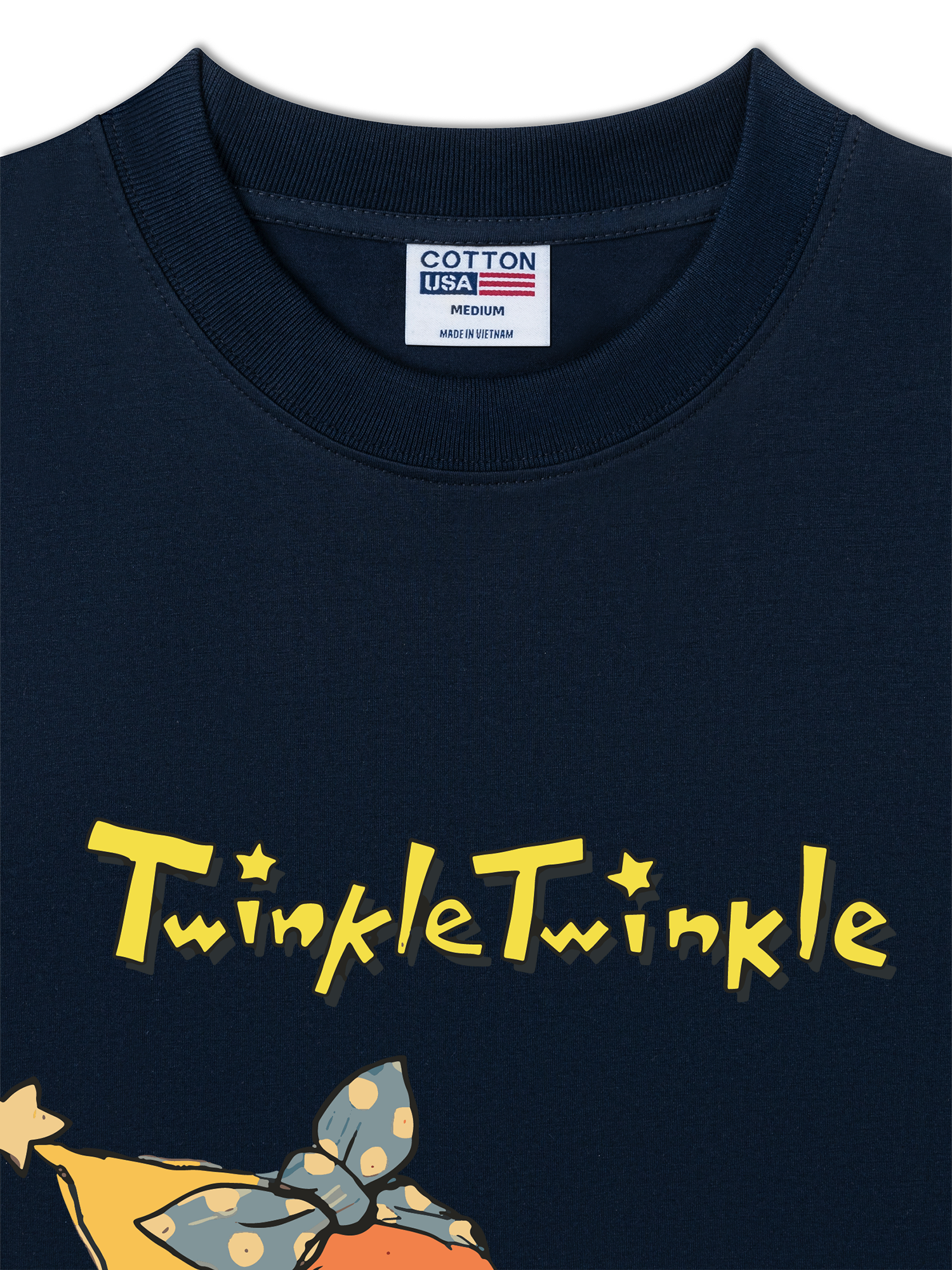 Áo Thun Relaxed Fit Soft Paw Twinkle Twinkle