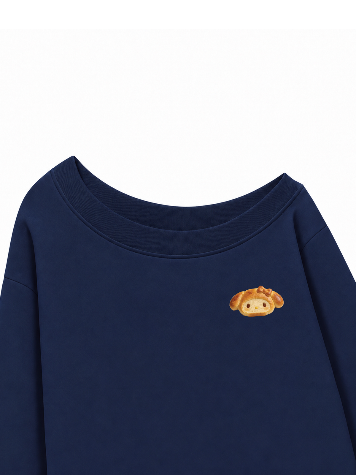 Áo Sweater Lệch Vai Nỉ Hai Da Bready Cutie