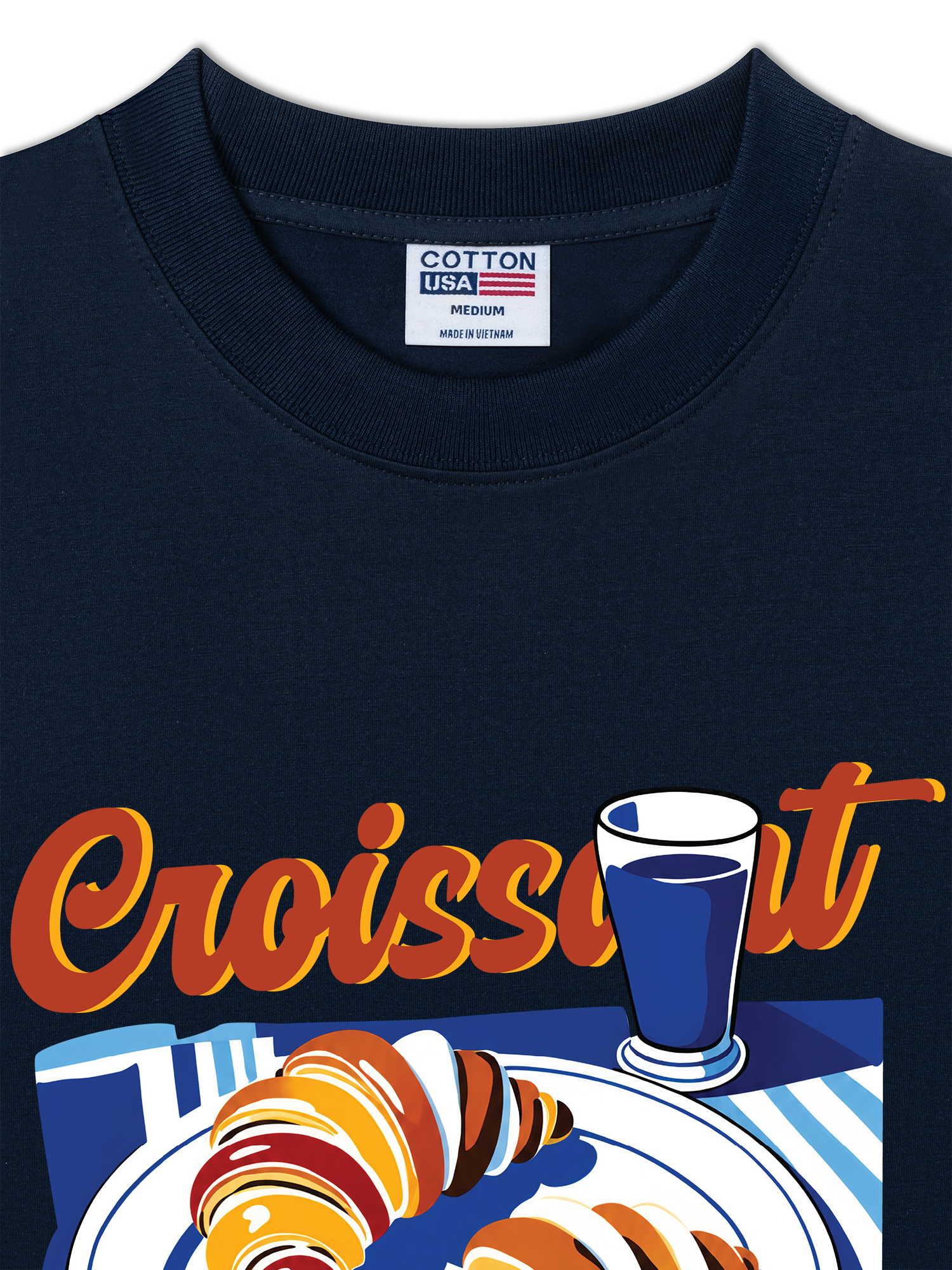 Áo Thun Relaxed Fit Croissant